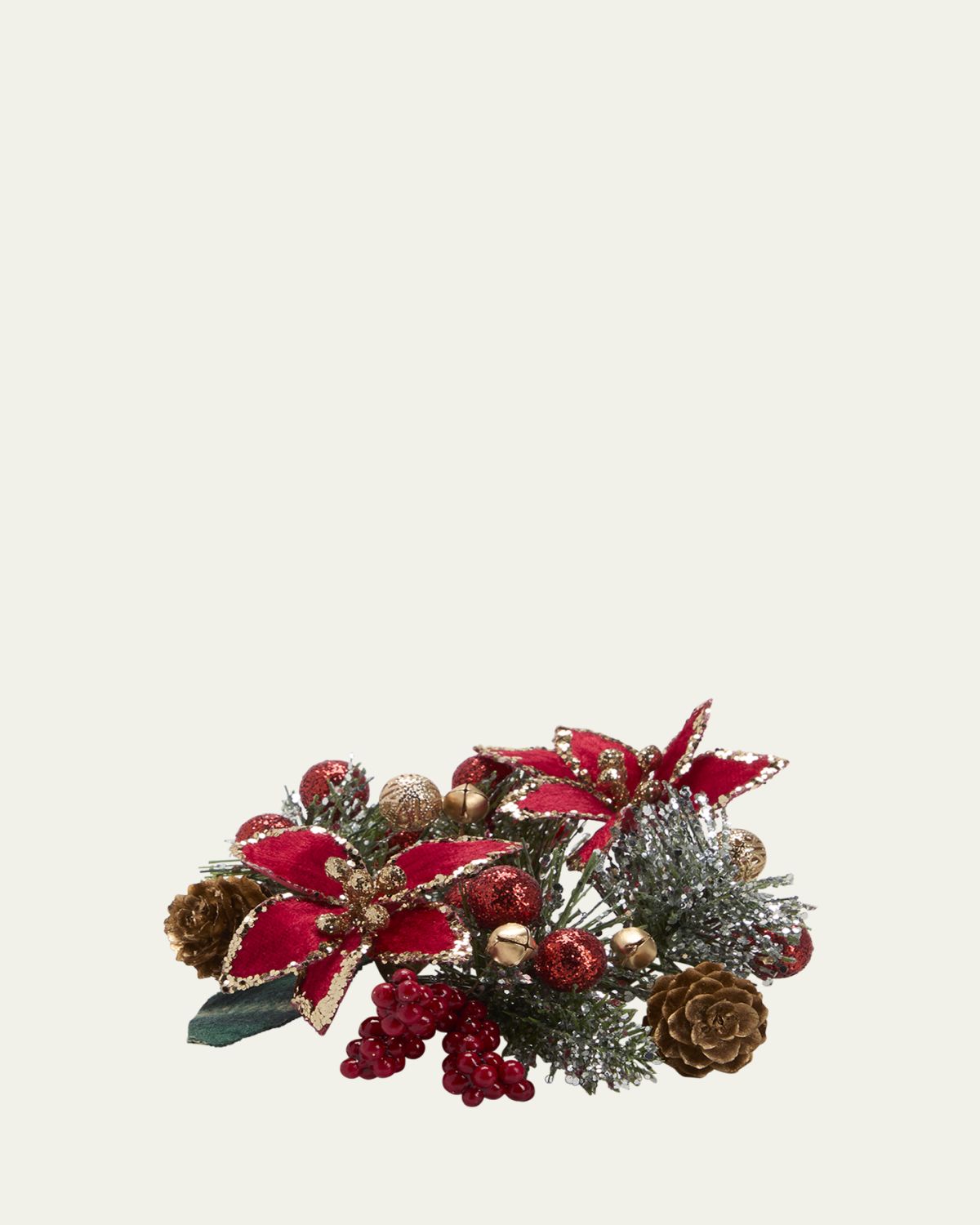 Salzburg Creations Regal Poinsettia Napkin Ring