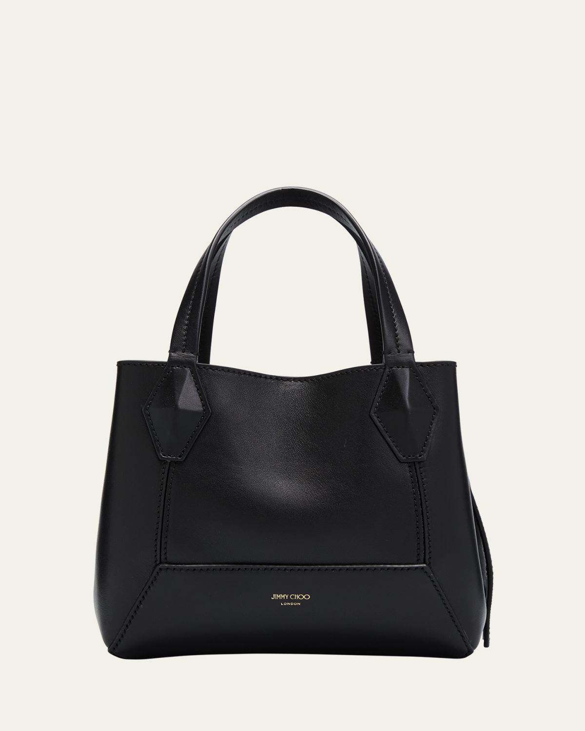Jimmy Choo Small Diamond Leather Tote Bag