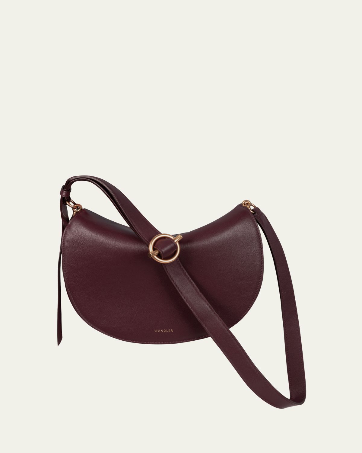 Wandler Kate Flap Leather Crossbody Bag