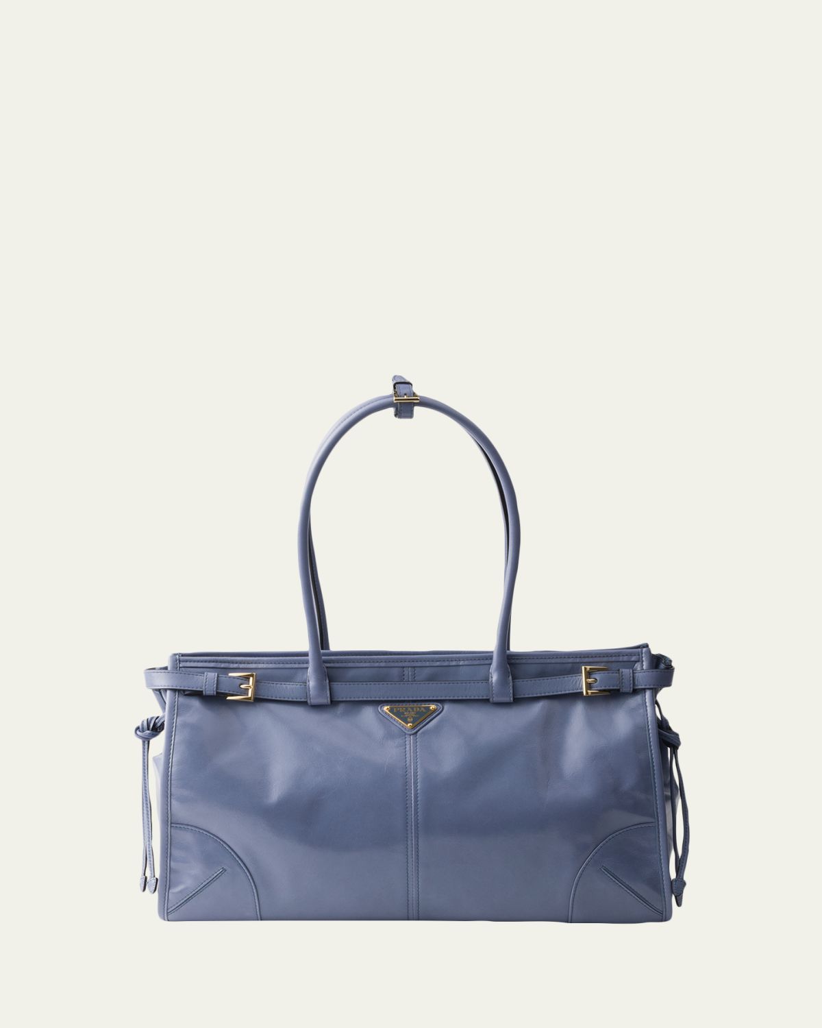 Prada Large Buckle Leather Shoulder Bag | Thumbnail 12 Prada Large Buckle Leather Shoulder Bag | Thumbnail 12