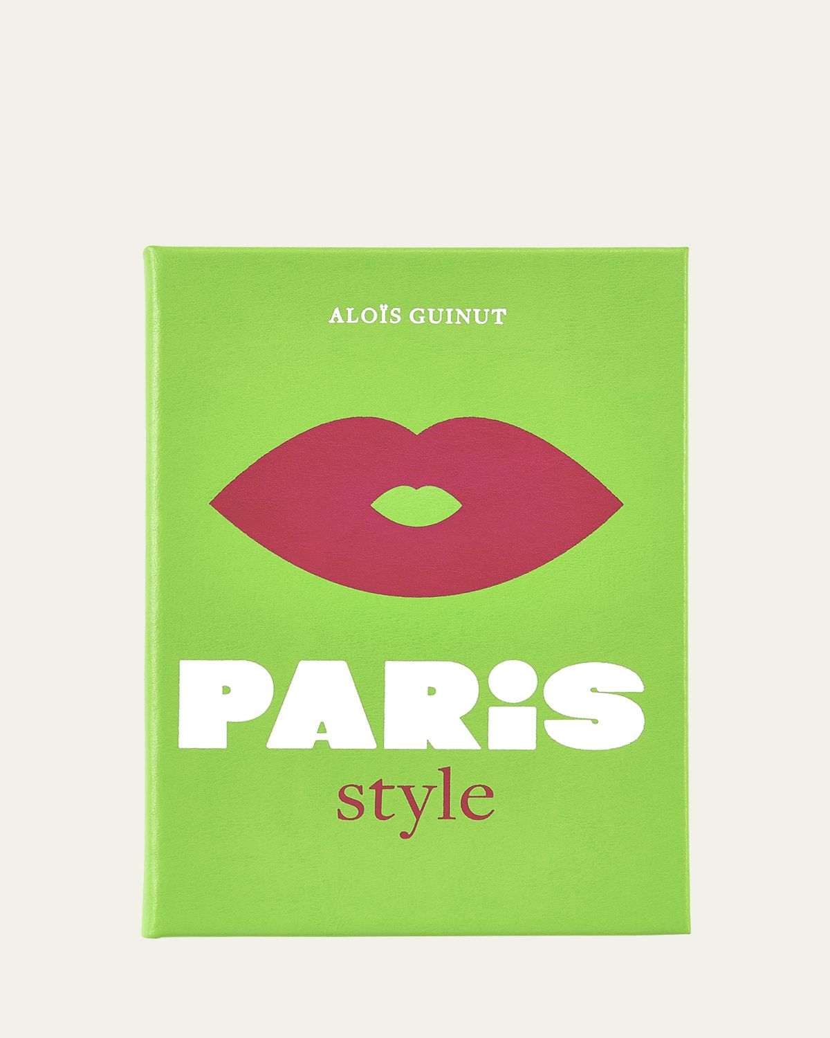 Graphic Image "Little Book of Paris Style" Leather-Bound Book by Alois Guinut