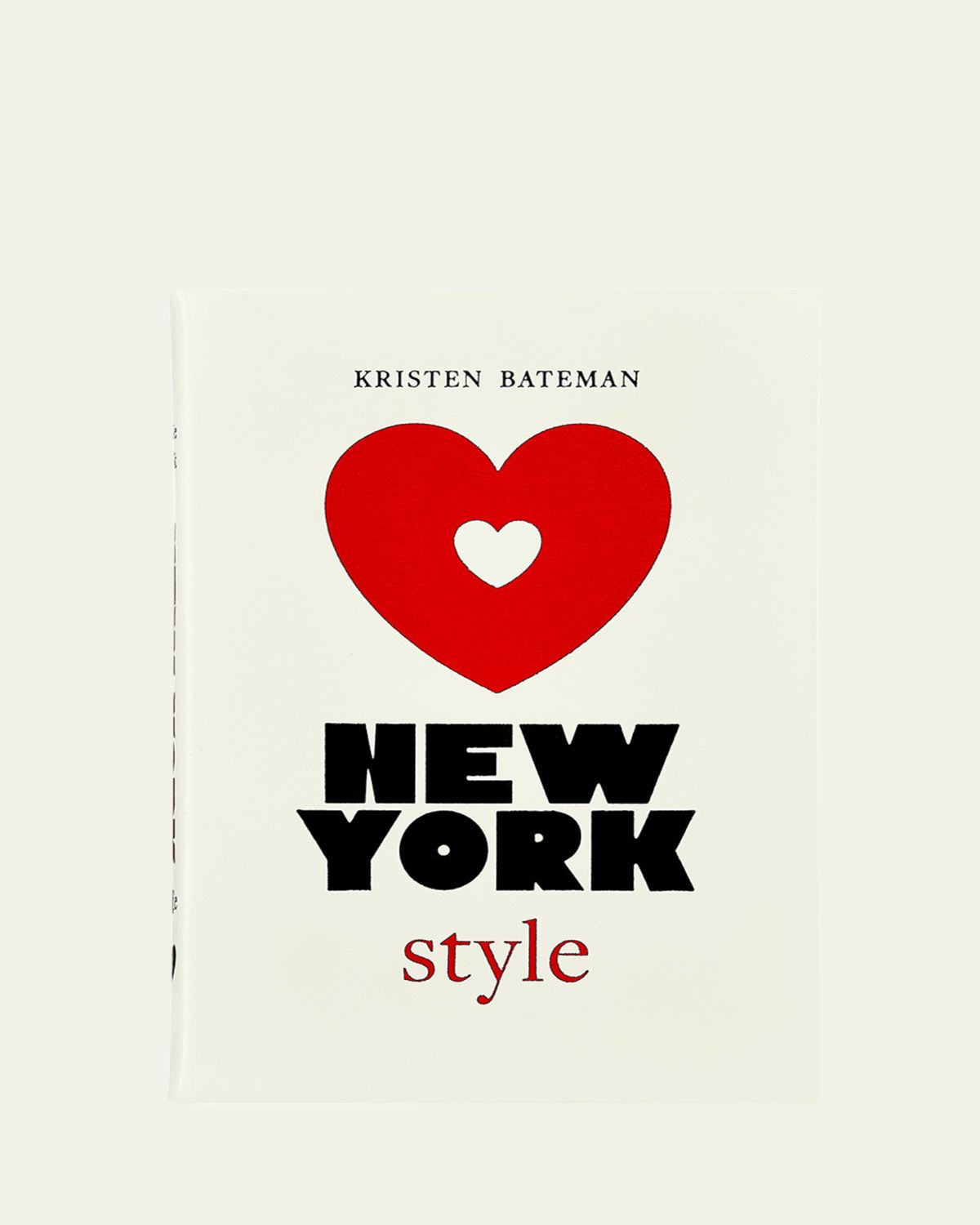 Graphic Image "Little Book of New York Style" Leather-Bound Book by Kristen Bateman