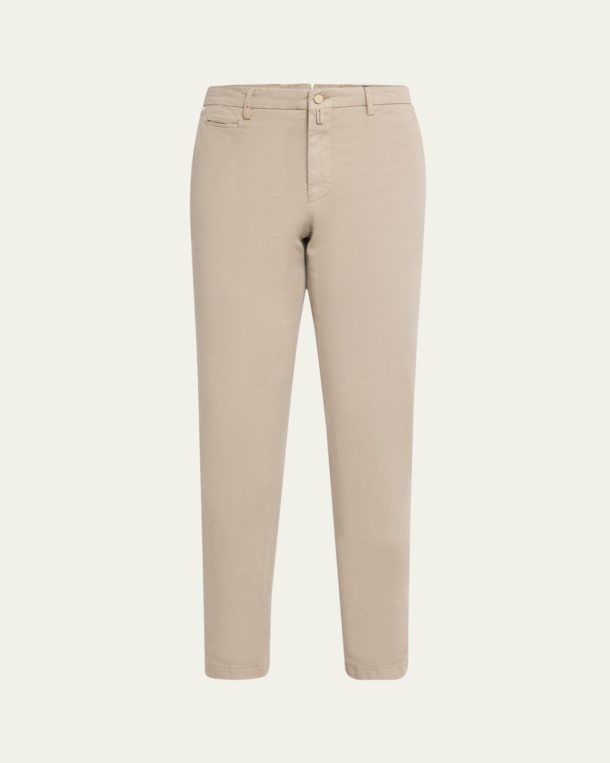 Kiton Men's Soft Lyocell-Cotton Twill Pants