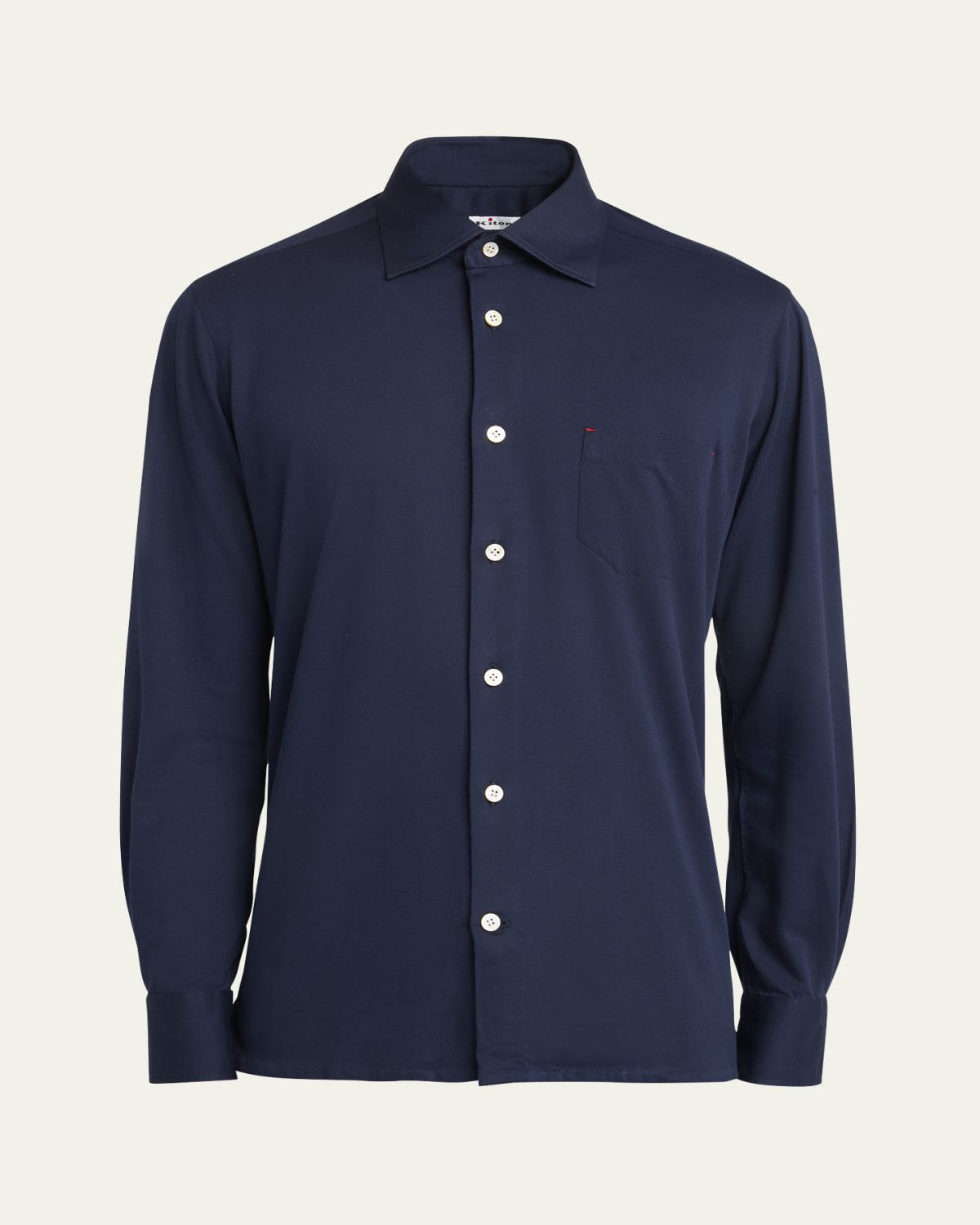 Kiton Men's Nerano Cotton Stretch Sport Shirt