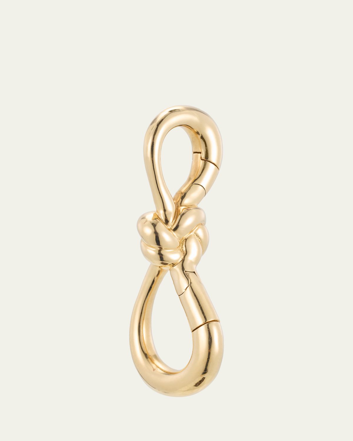 Marla Aaron True Lover's Knot Lock in 18K Yellow Gold