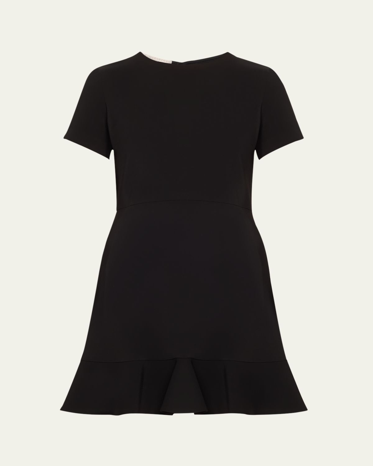 Stella McCartney Iconic Mini Dress with Flounce Hem