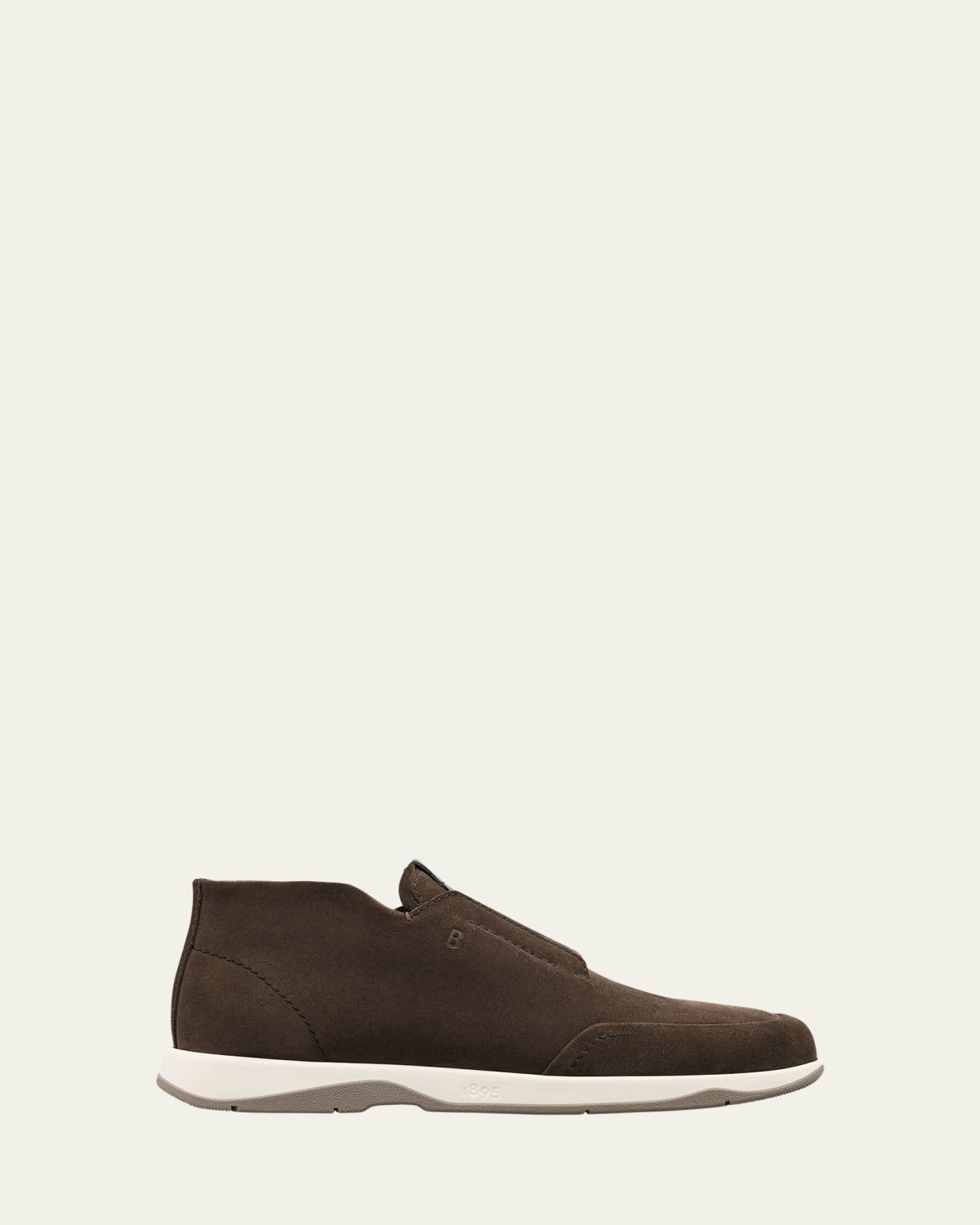Berluti Men's Echappee Suede Slip-On Boots