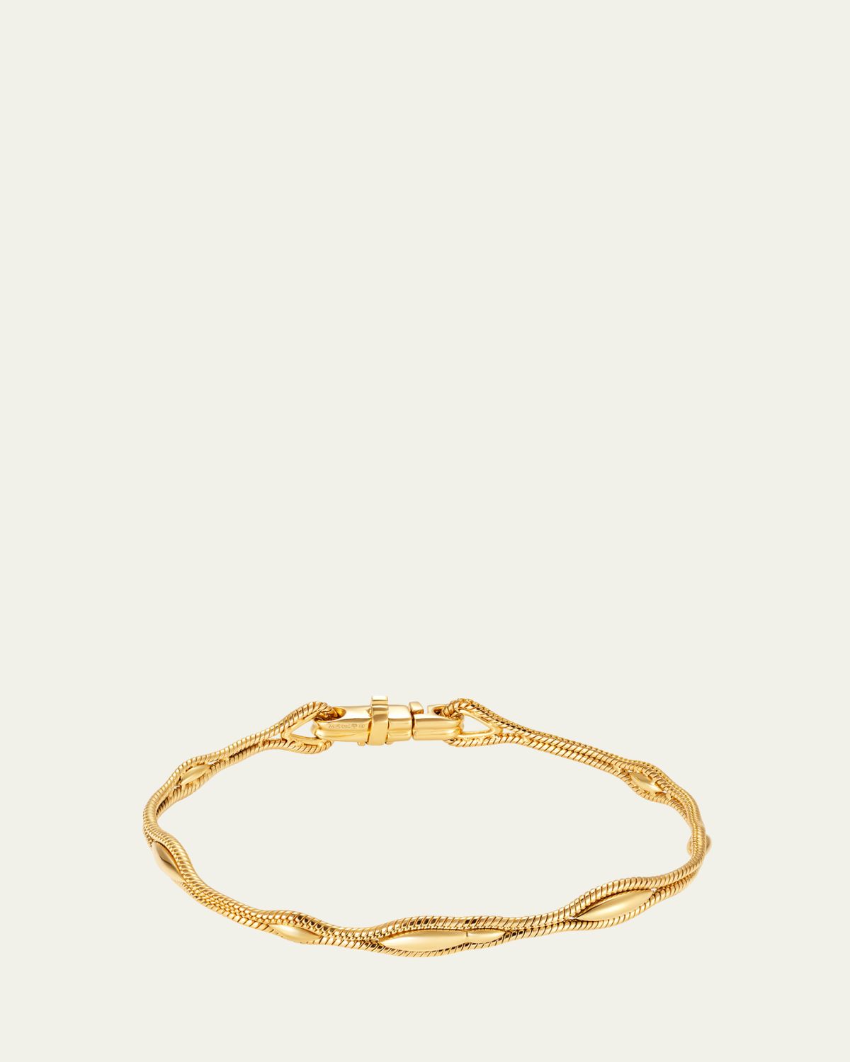 Fernando Jorge 18K Yellow Gold Fluid Thick Bracelet