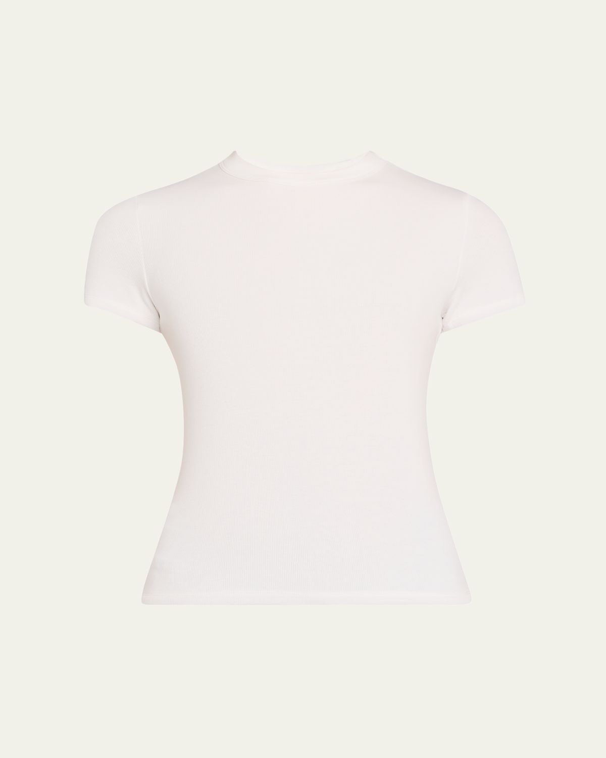FRAME Ribbed Crewneck Baby Tee | Thumbnail 7