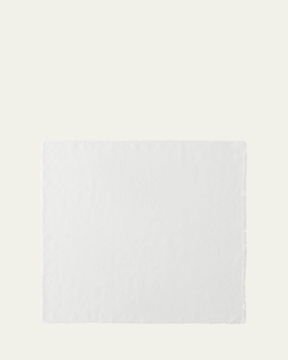 Le Reve d'Anfu White Ruffles Linen Napkin