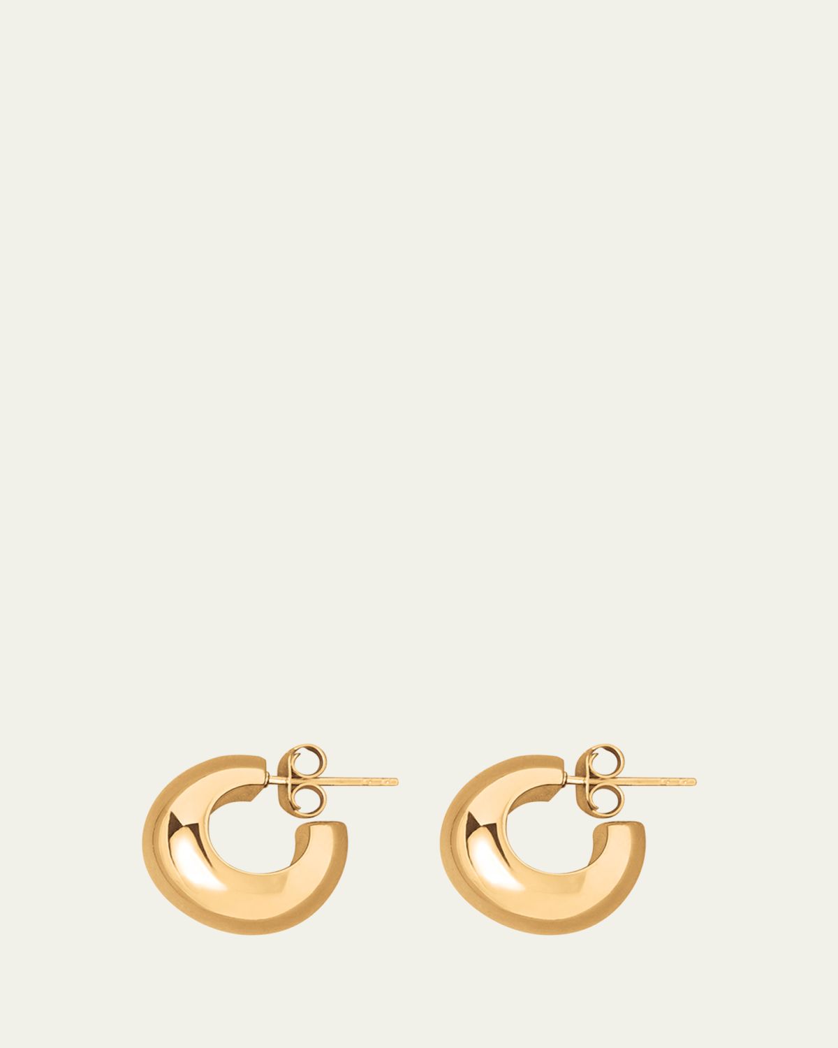 LIE STUDIO The Simone Huggie Hoop Earrings