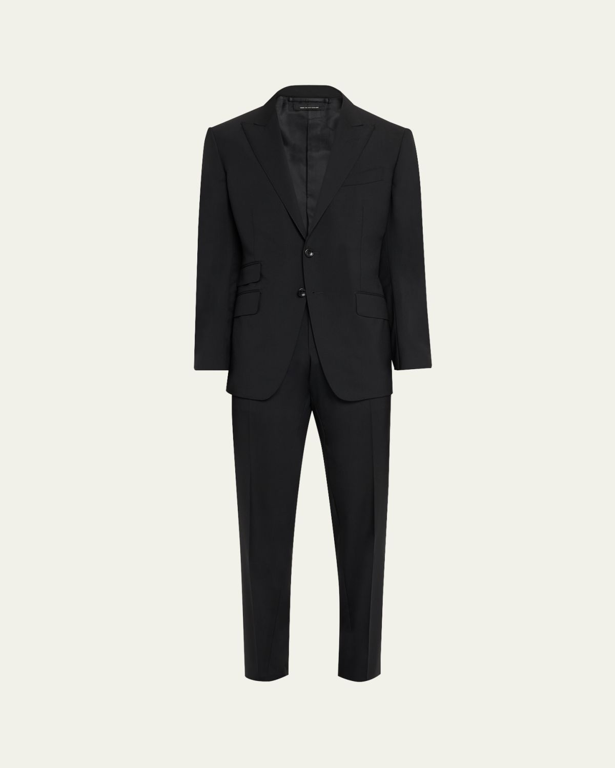 TOM FORD Men's Wool Peak Lapel Two-Piece Suit