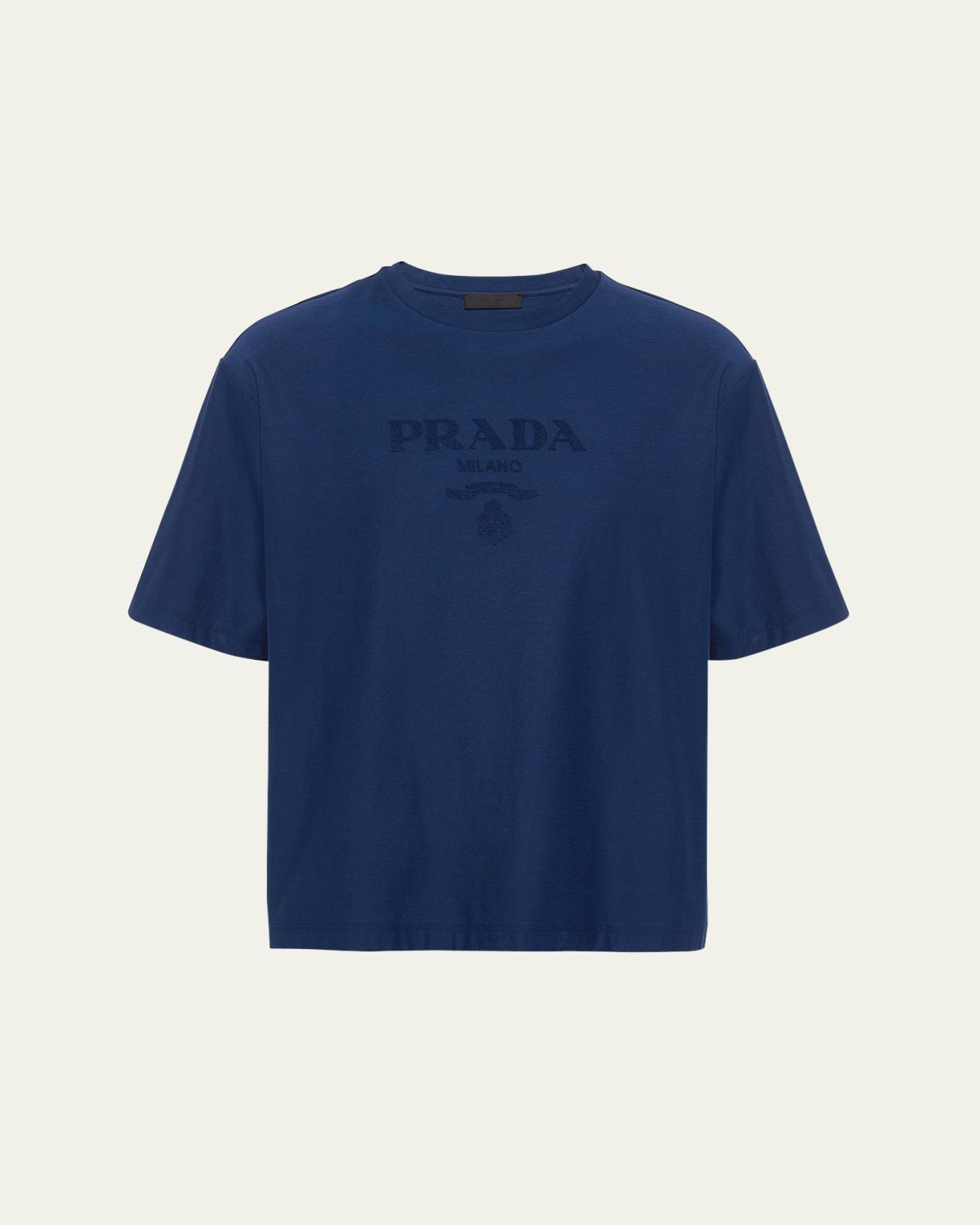 Prada Men's Jersey Logo T-Shirt