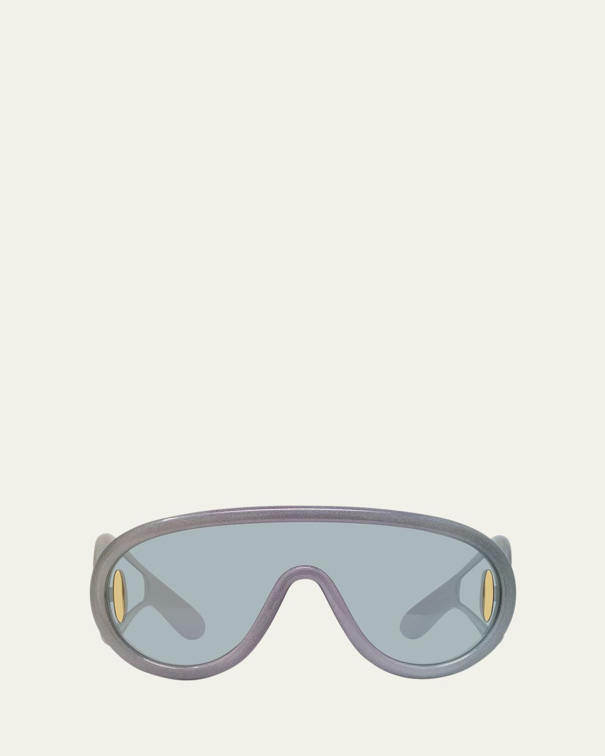 Loewe Anagram Injected Plastic Shield Aviator Sunglasses