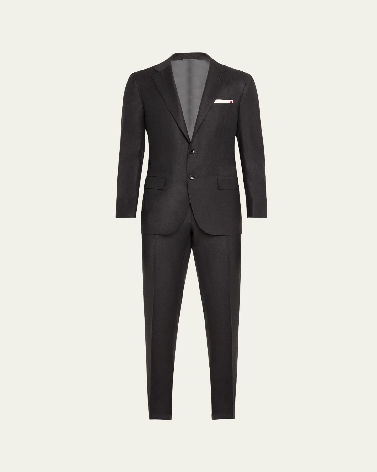 Kiton Men's Tonal Plaid Wool Suit