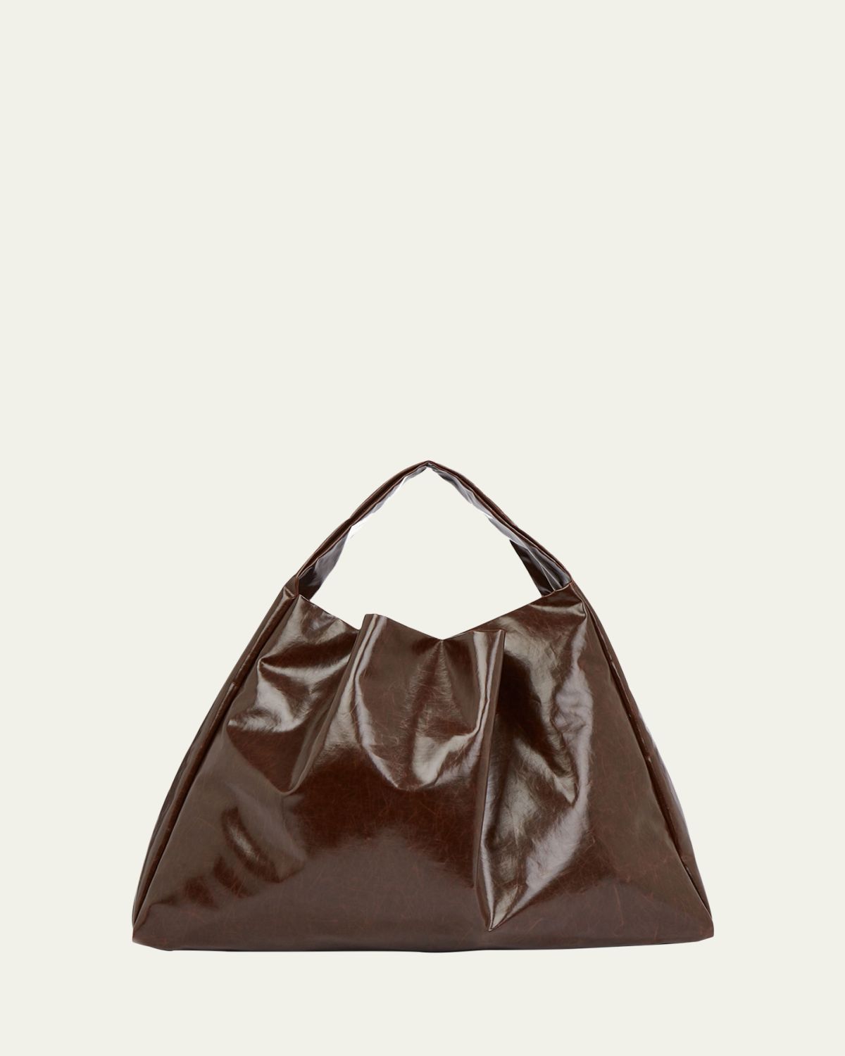 Kassl Skai Shiny Faux-Leather Tote Bag
