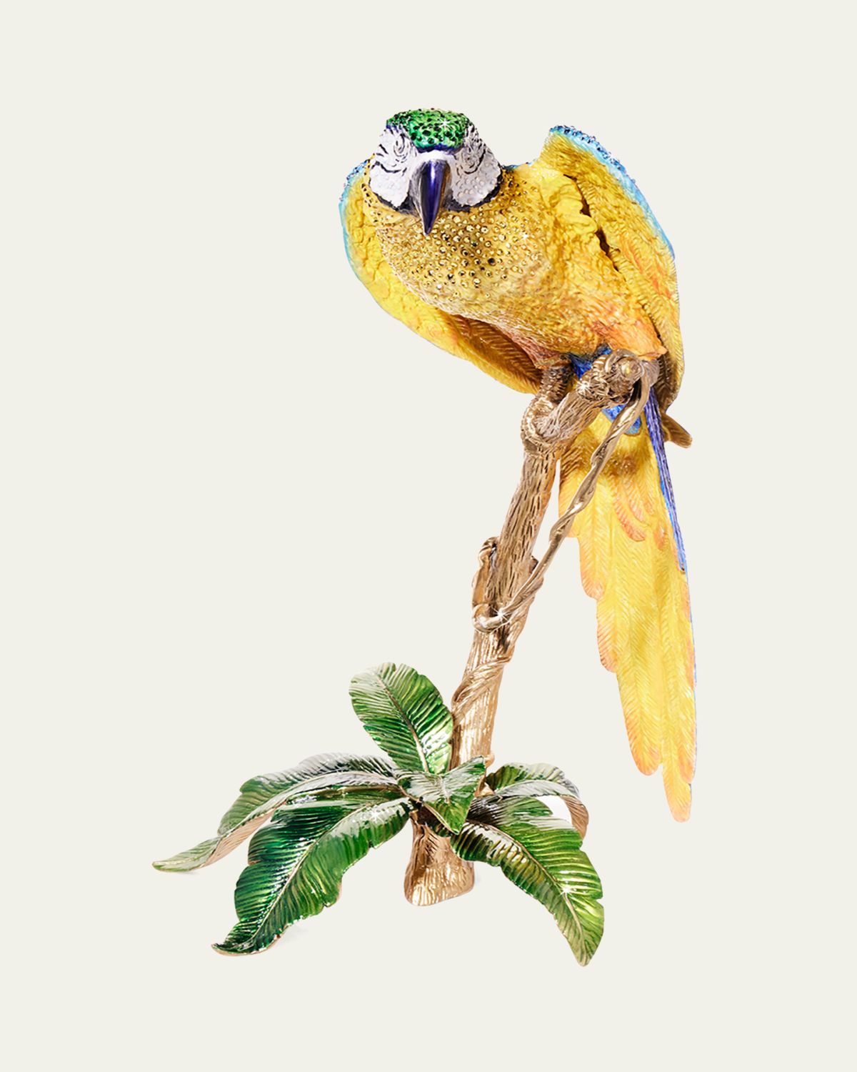 Jay Strongwater Hand-Painted Skyler Blue Macaw Figurine | Thumbnail 5 Jay Strongwater Hand-Painted Skyler Blue Macaw Figurine | Thumbnail 5