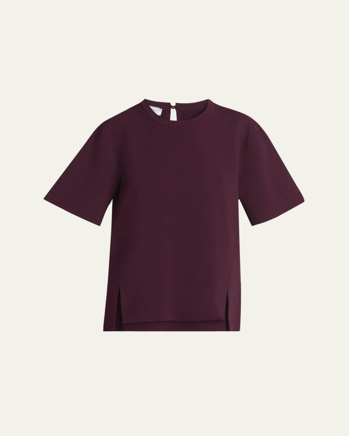 Stella McCartney Short-Sleeve Compact Knit Top | Thumbnail 6 Stella McCartney Short-Sleeve Compact Knit Top | Thumbnail 6