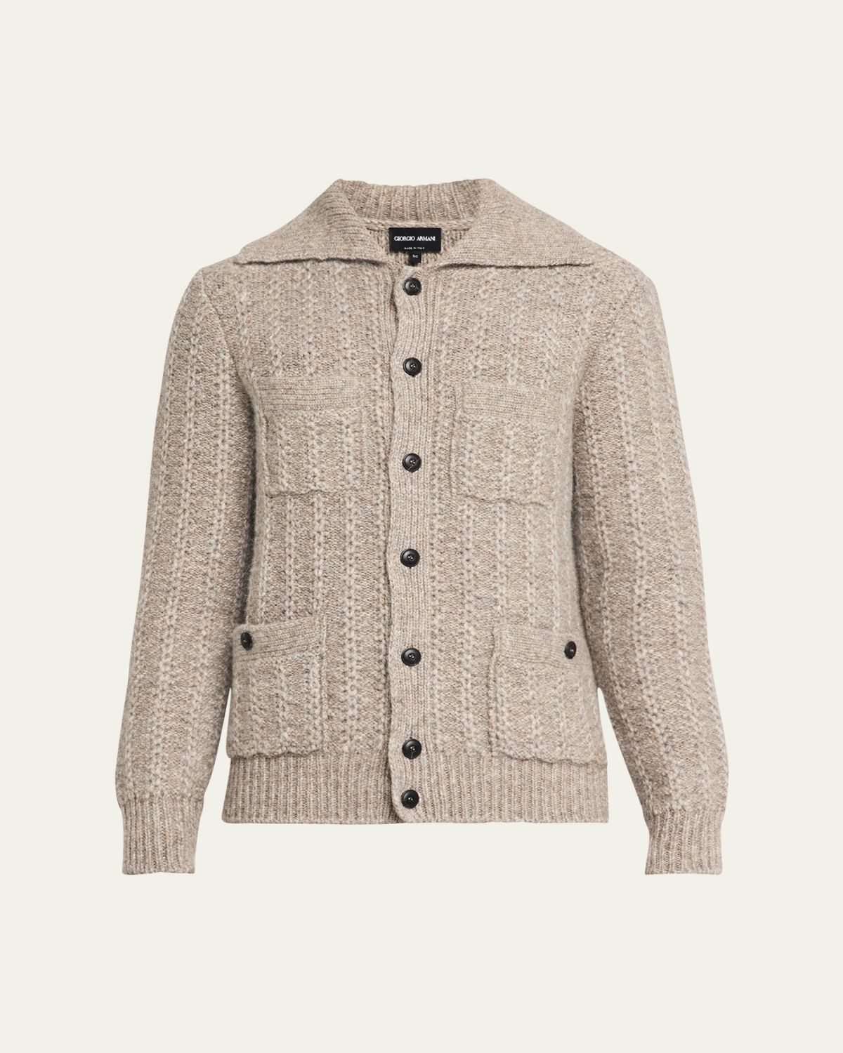 Giorgio Armani Men's 4-Pocket Cardigan Jacket | Thumbnail 6 Giorgio Armani Men's 4-Pocket Cardigan Jacket | Thumbnail 6