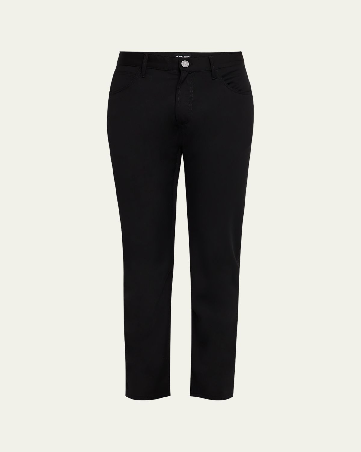 Giorgio Armani Men's Wool Twill 5-Pocket Pants