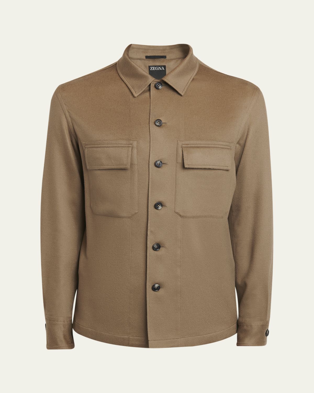 ZEGNA Men's Oasi Cashmere Overshirt