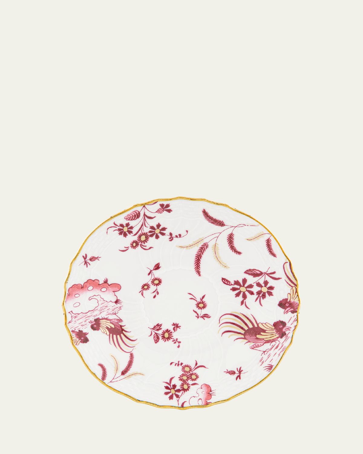 GINORI 1735 Oro di Doccia Magenta Coffee Saucer