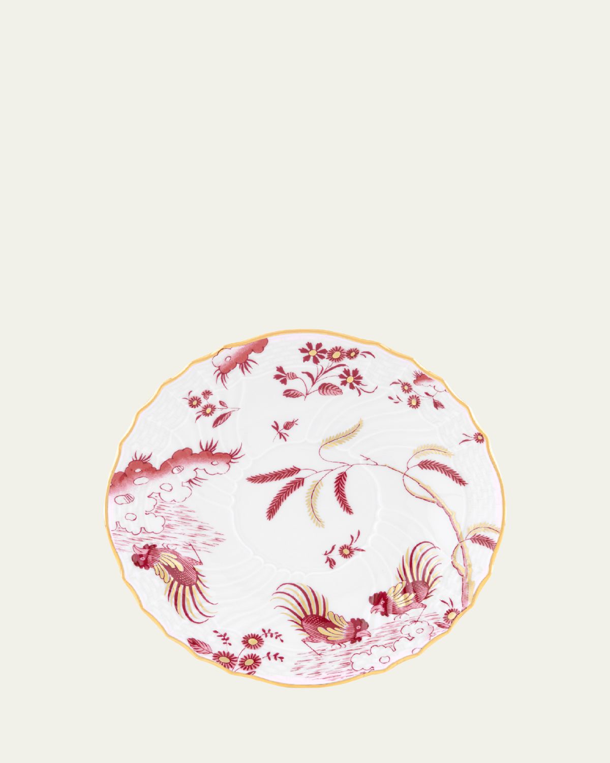 GINORI 1735 Oro di Doccia Magenta Tea Saucer