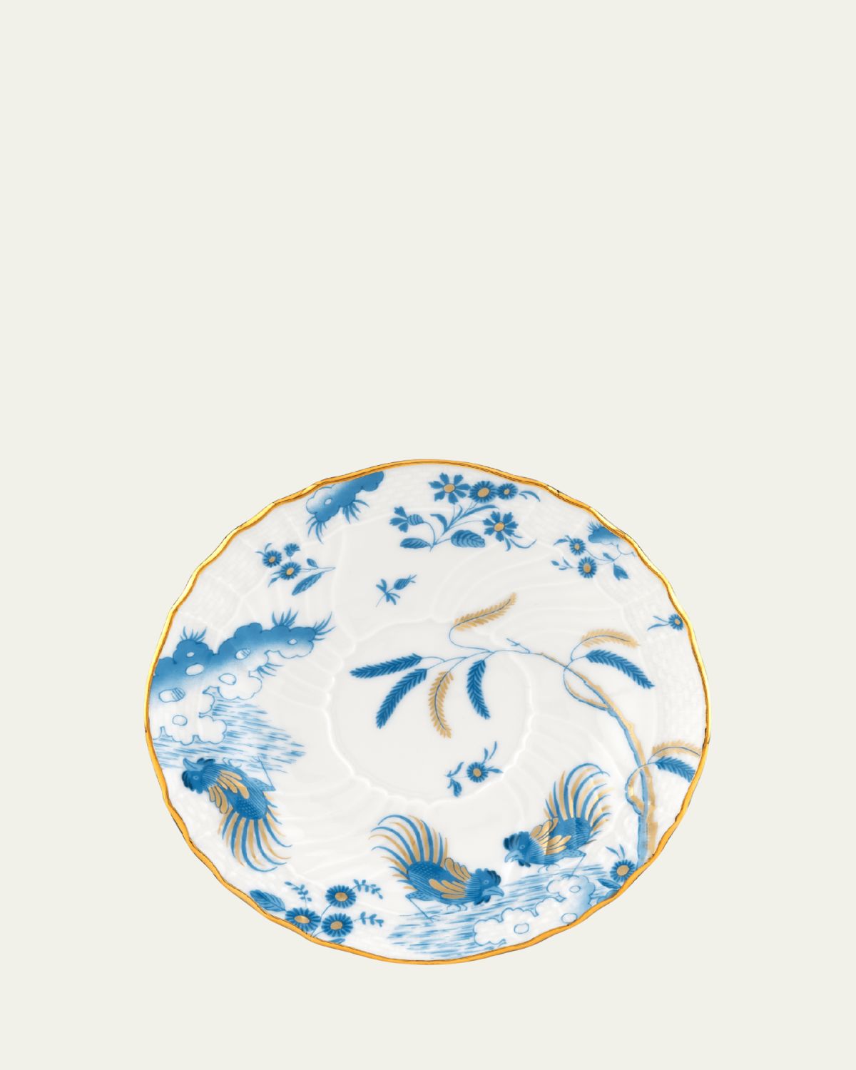 GINORI 1735 Oro di Doccia Tea Saucer, Turchese