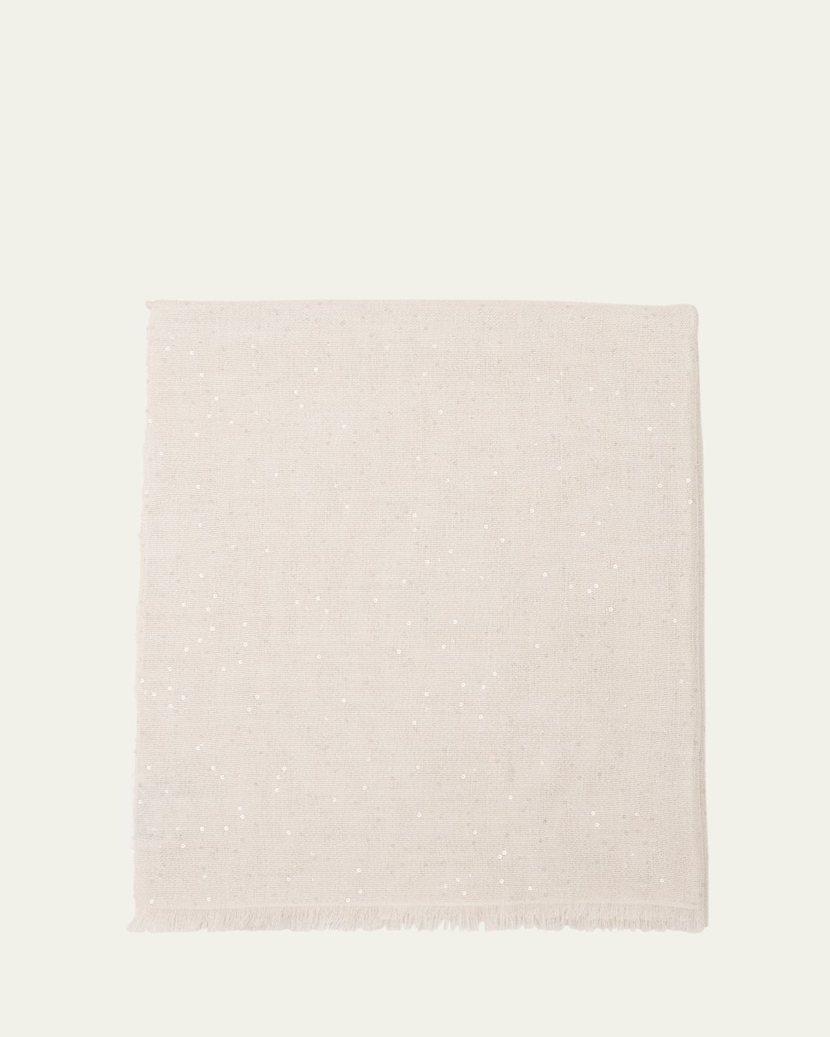 Brunello Cucinelli Frayed Cashmere Scarf