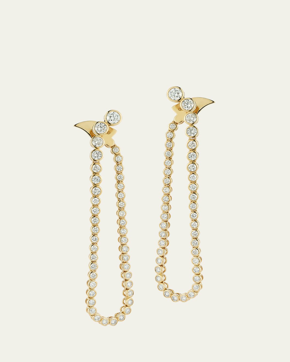 ONDYN Grand Fluorescence Earrings with Diamonds