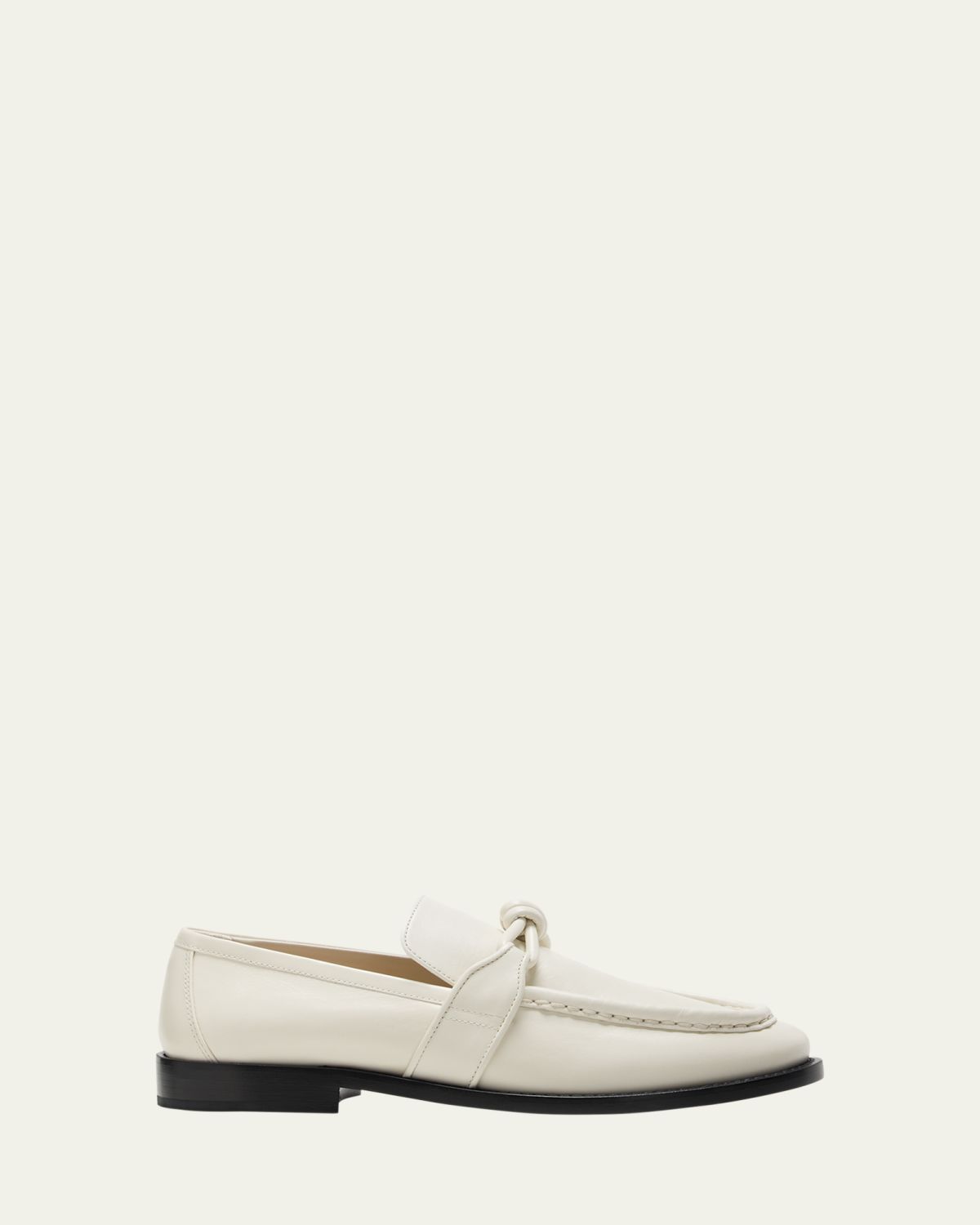 Bottega Veneta Astaire Knot Leather Loafers