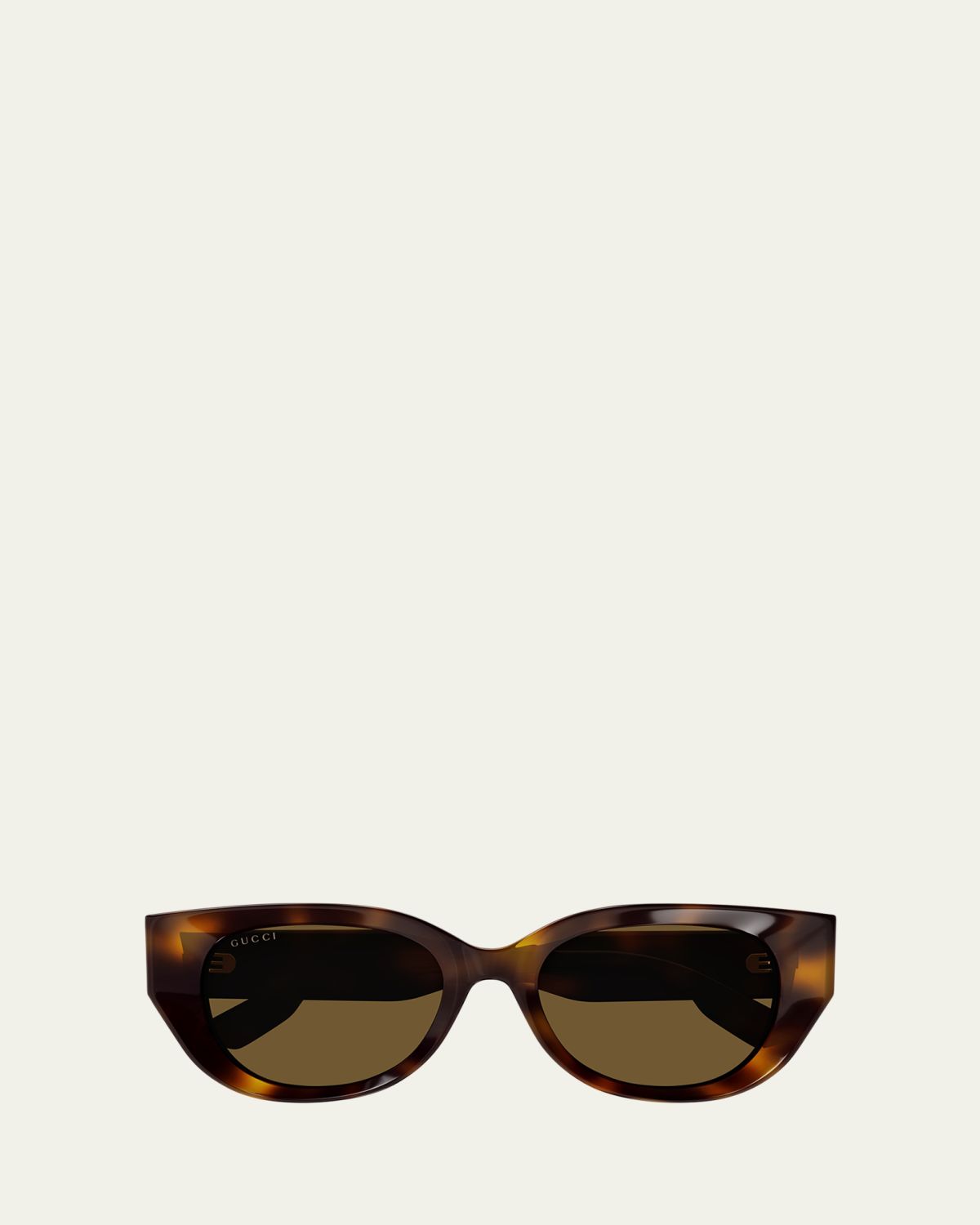 Gucci Beveled Recycled Acetate Cat-Eye Sunglasses | Thumbnail 3
