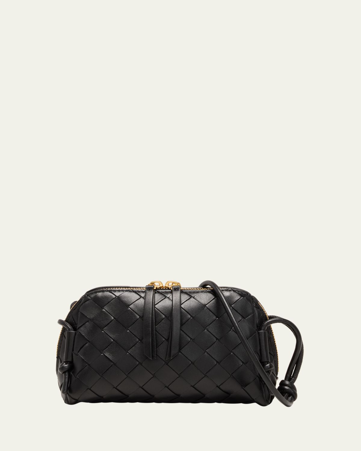 Bottega Veneta Zip Leather Pouch Shoulder Bag