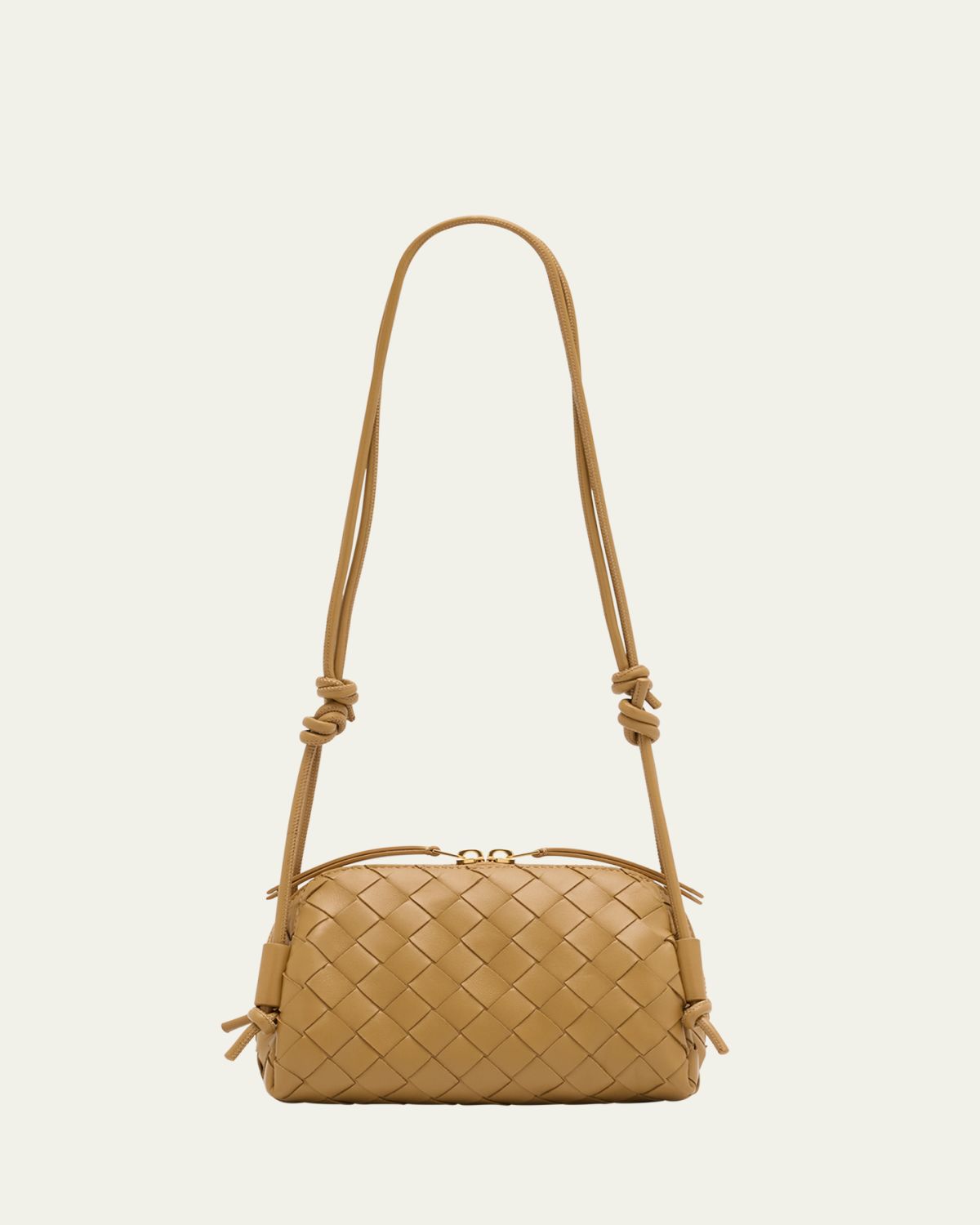 Bottega Veneta Zip Leather Pouch Shoulder Bag
