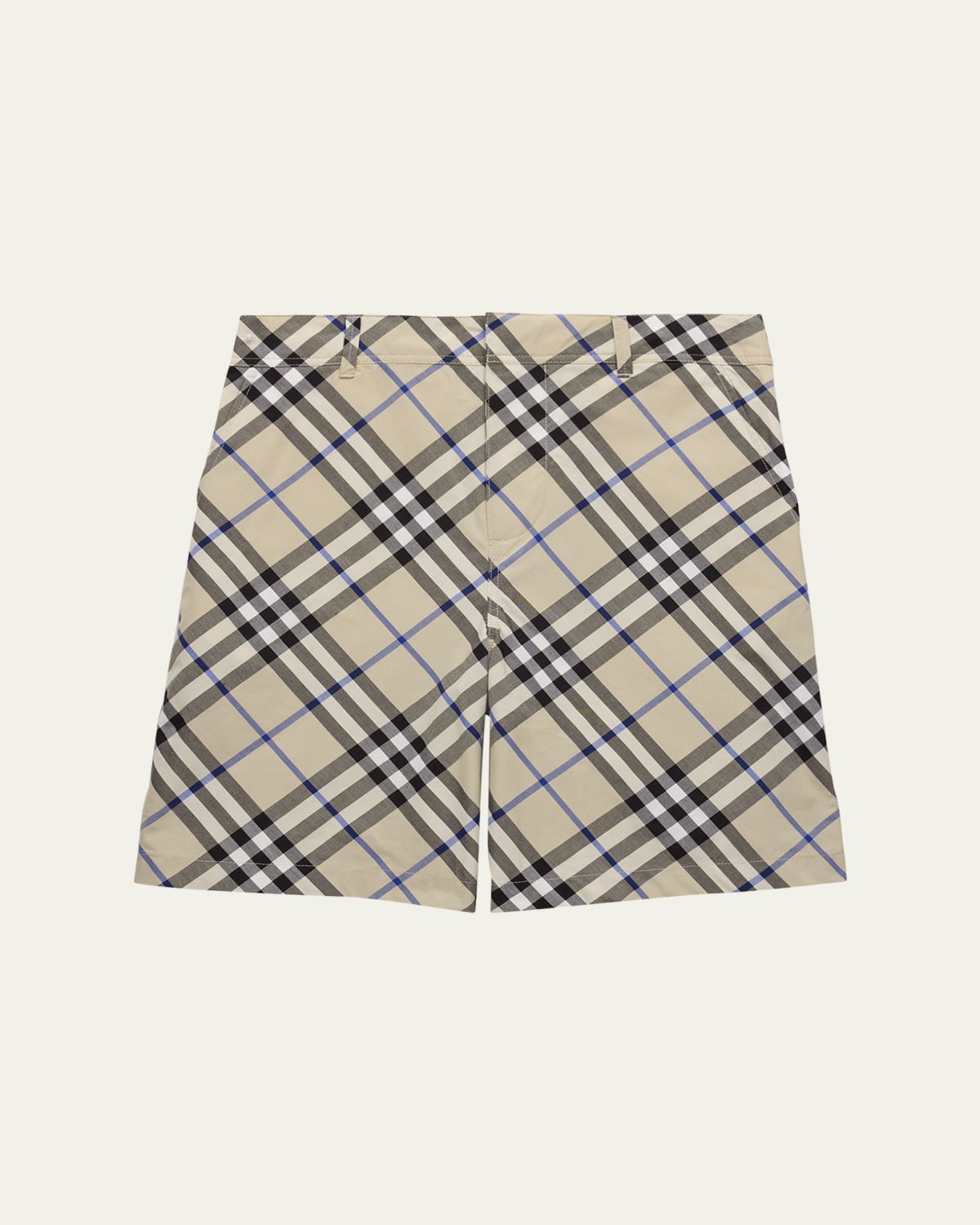Burberry Boy's Oscar Check-Print Shorts, Size 3-