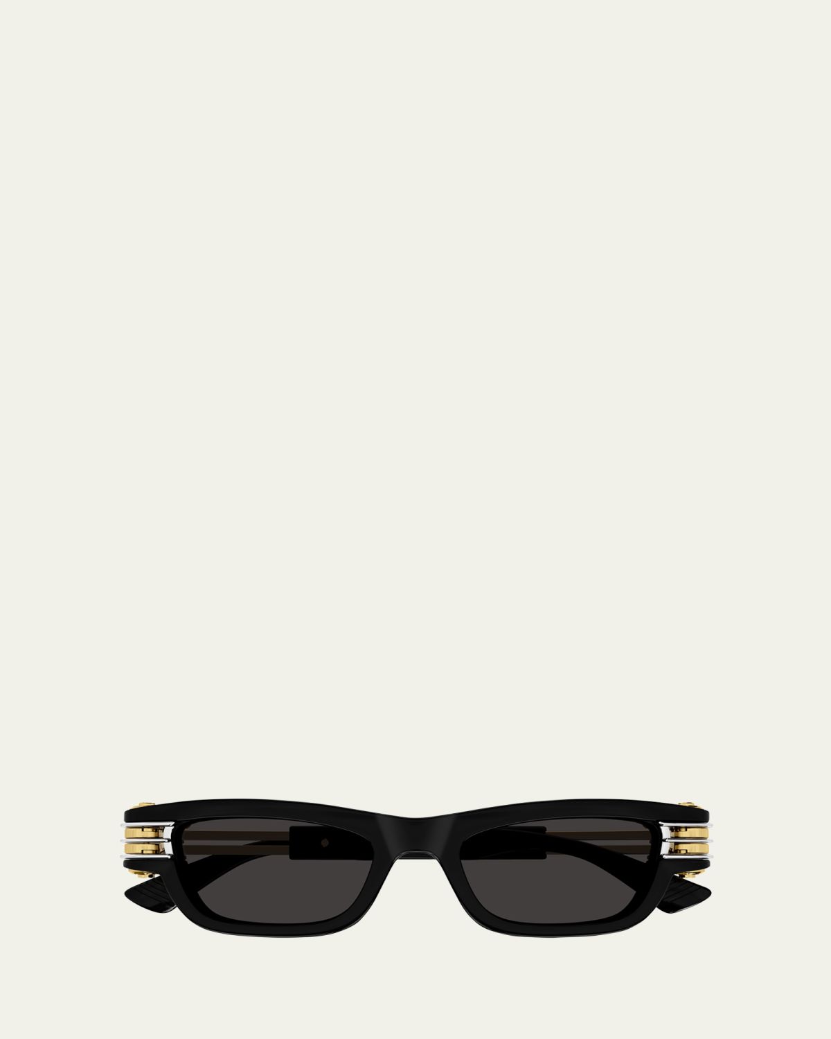 Bottega Veneta Bolt Plastic Rectangle Sunglasses | Thumbnail 3 Bottega Veneta Bolt Plastic Rectangle Sunglasses | Thumbnail 3