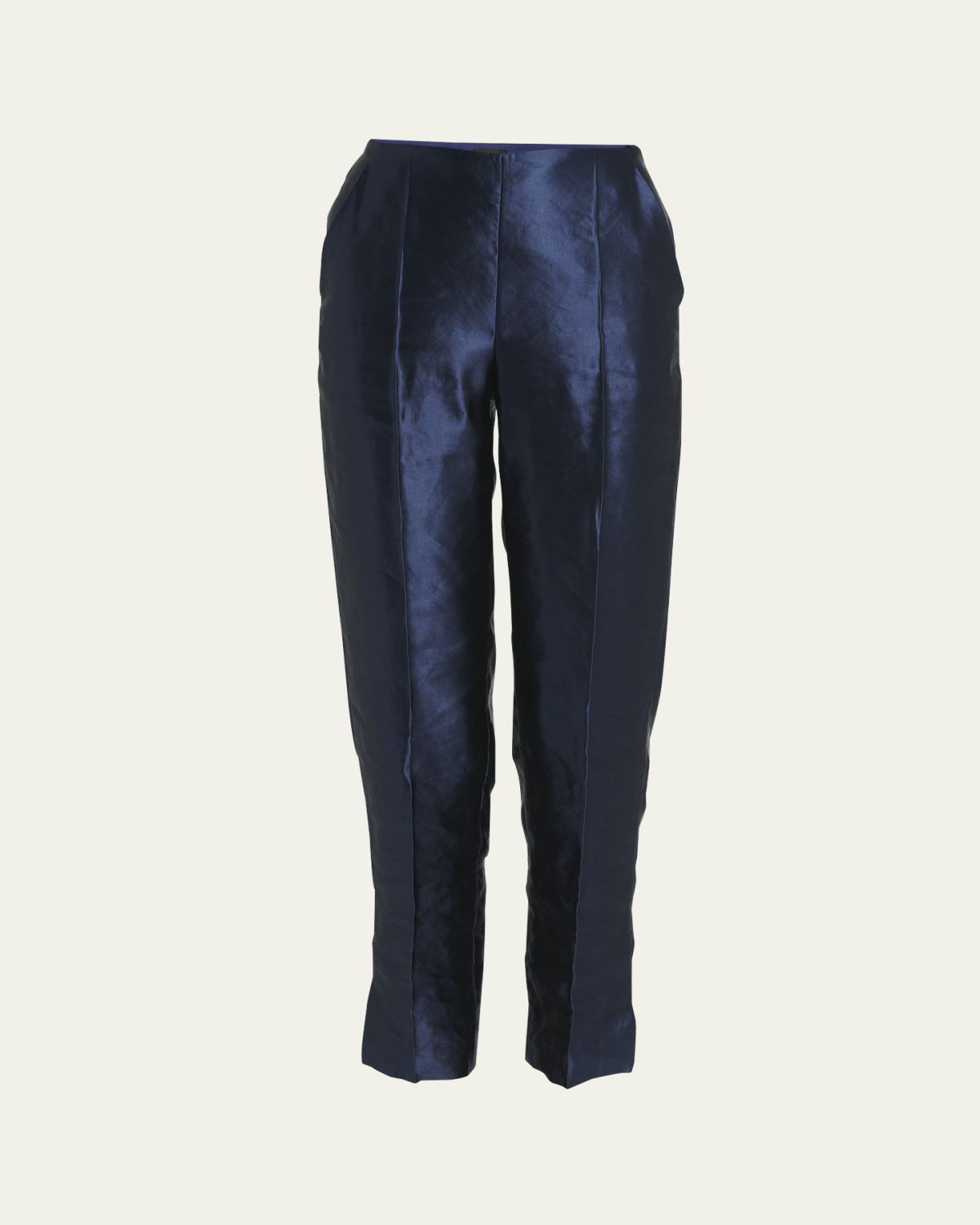 Giorgio Armani Linen Silk Straight-Leg Trousers | Thumbnail 6