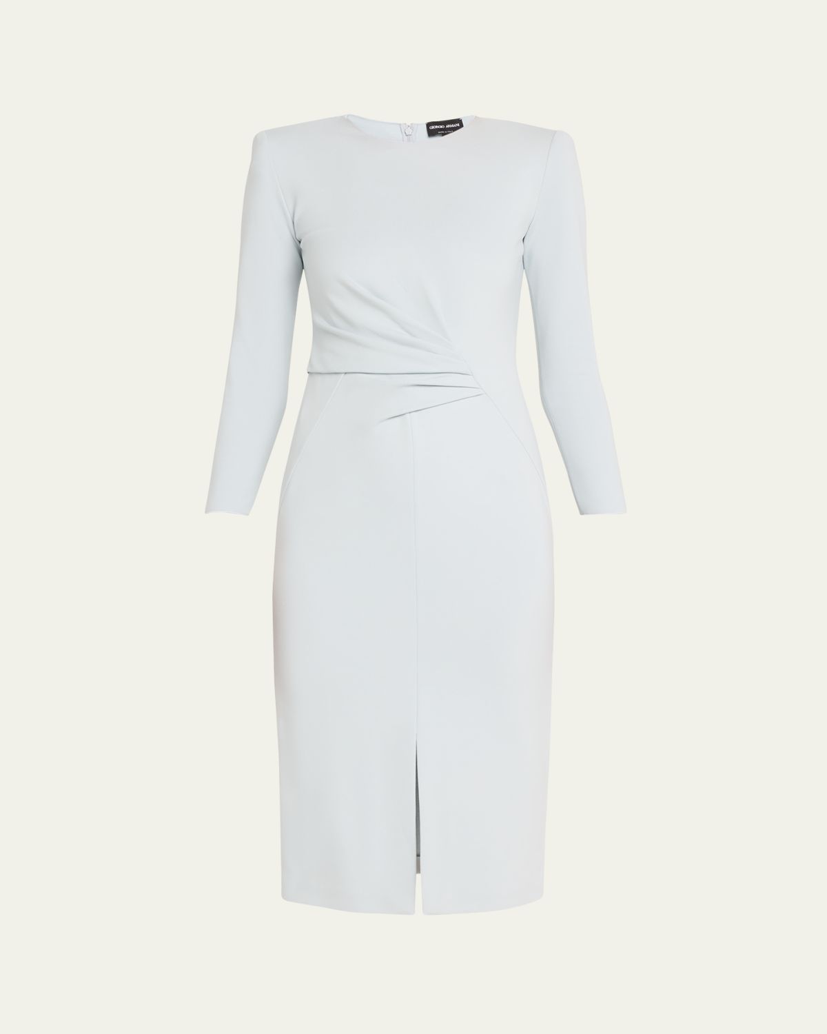 Giorgio Armani Milano Jersey Dress with Gathered Waist | Thumbnail 6 Giorgio Armani Milano Jersey Dress with Gathered Waist | Thumbnail 6
