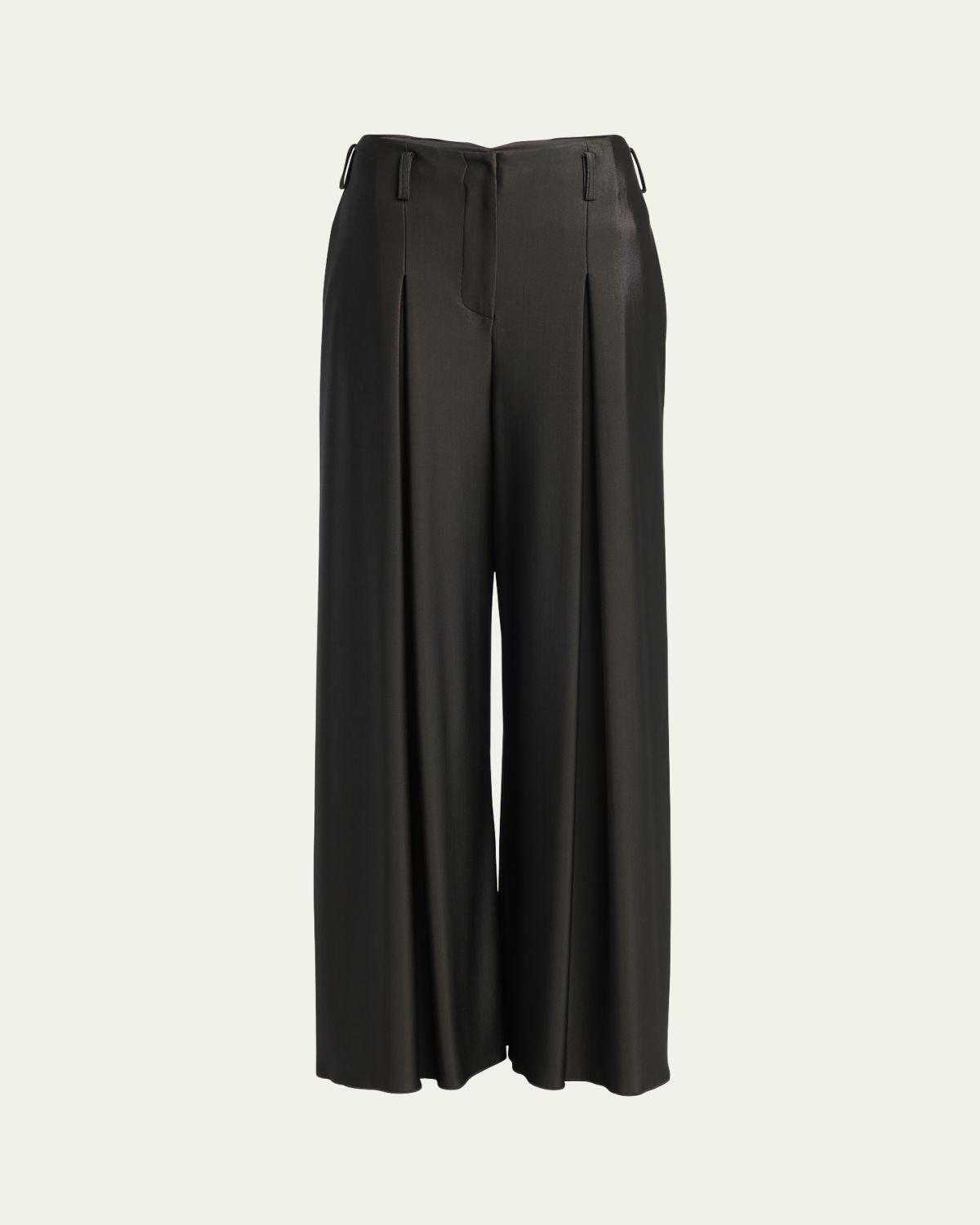 Giorgio Armani Double Jersey Flowy Pleated Trousers | Thumbnail 6
