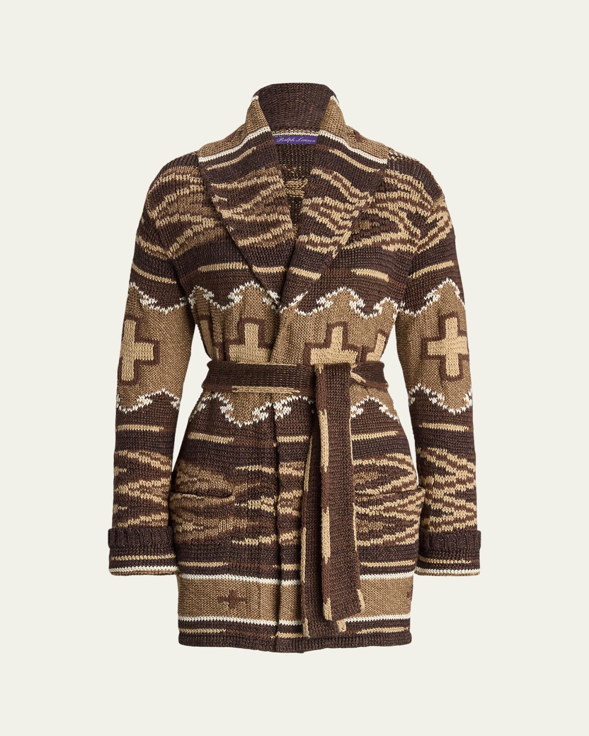 Ralph Lauren Collection Silk-Linen Shawl-Collar Cardigan | Thumbnail 6 Ralph Lauren Collection Silk-Linen Shawl-Collar Cardigan | Thumbnail 6