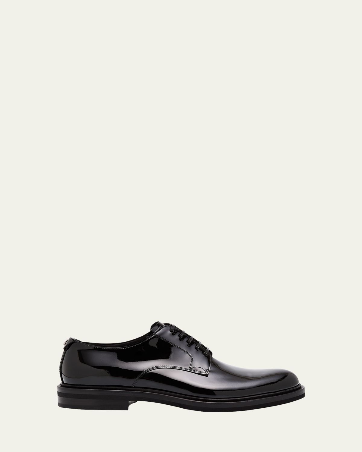 Dolce & Gabbana Men's Patent Leather Derby Shoes | Thumbnail 3