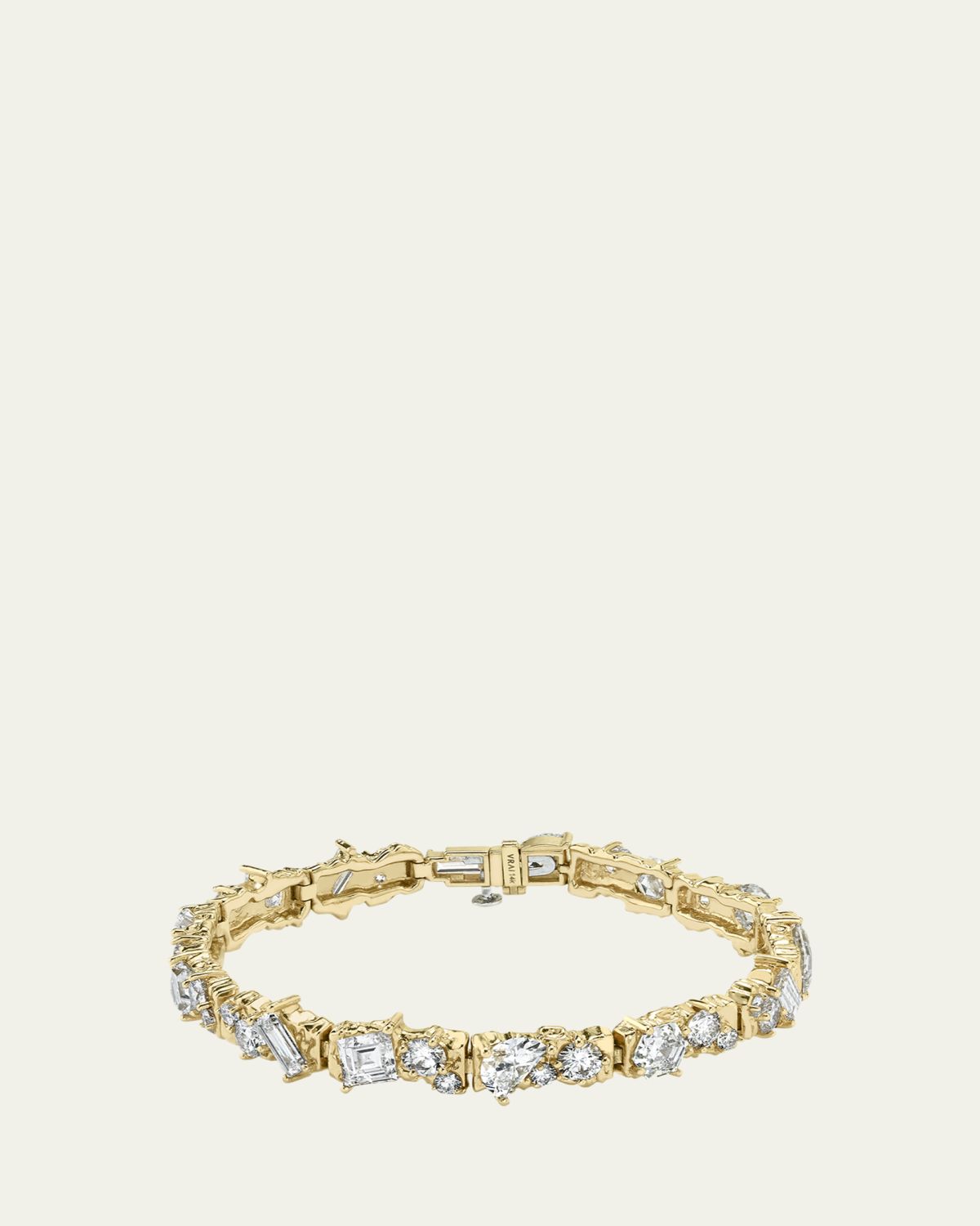 VRAI 14K Gold Unity Lab Grown Diamond Bracelet, 12.30tcw
