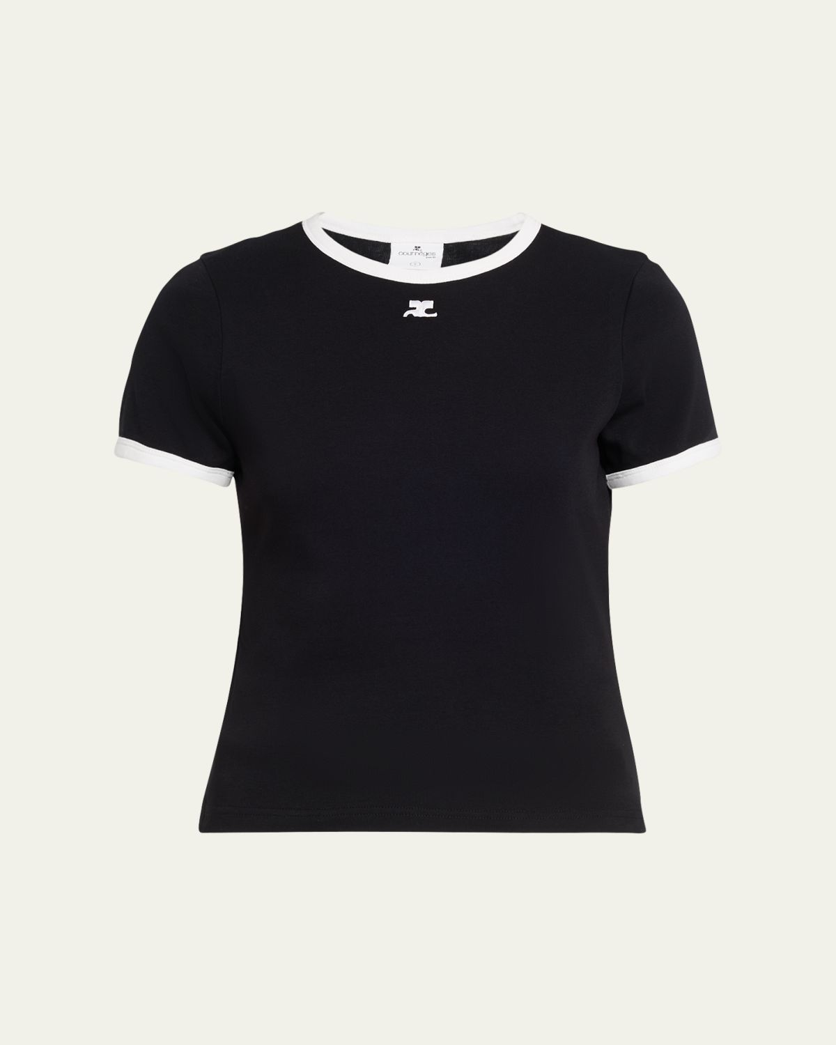 Courreges Signature Contrast T-Shirt | Thumbnail 6