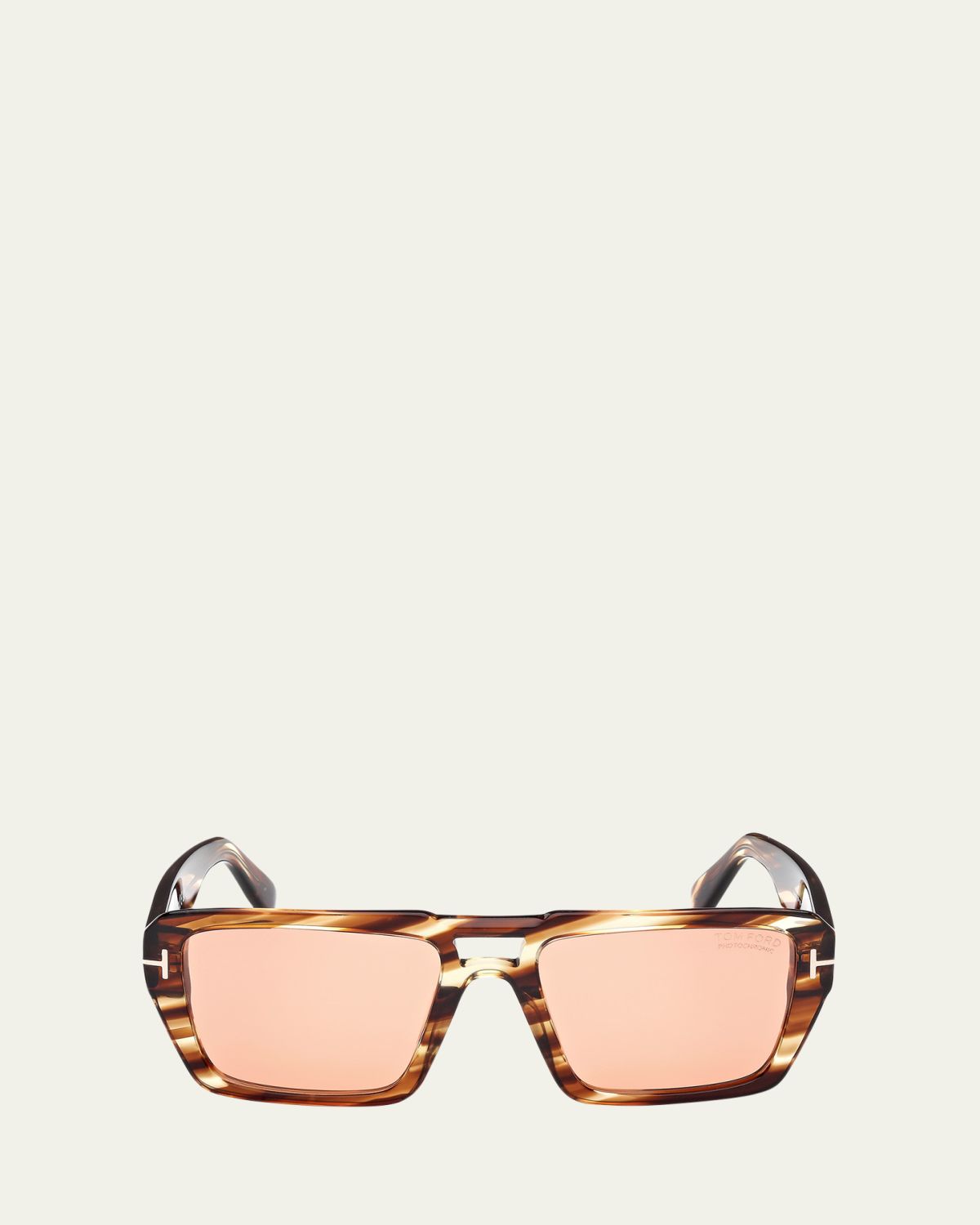TOM FORD Redford Patterned Acetate Aviator Sunglasses