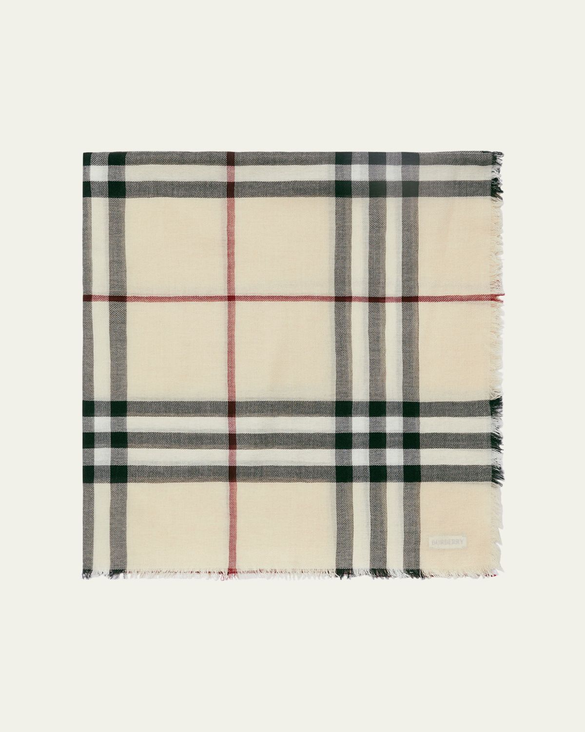 Burberry Giant Check Wool Scarf | Thumbnail 6 Burberry Giant Check Wool Scarf | Thumbnail 6