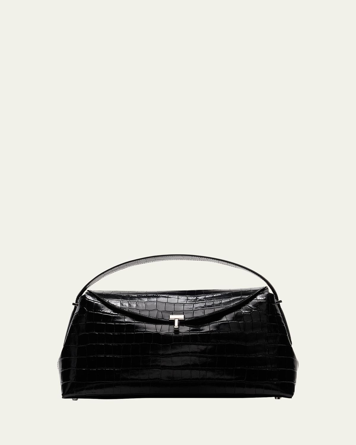 Toteme T-Lock Croc-Embossed Top-Handle Bag | Thumbnail 10 Toteme T-Lock Croc-Embossed Top-Handle Bag | Thumbnail 10