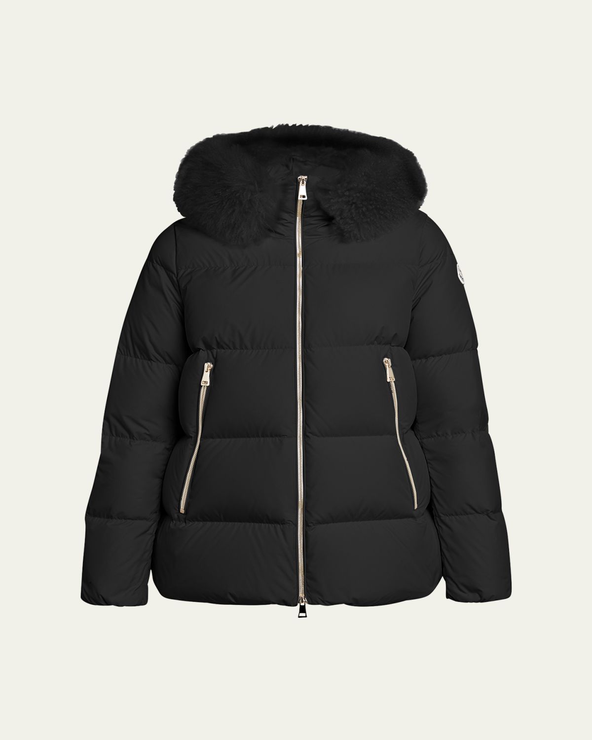 Moncler Laiche Short Puffer Parka Jacket | Thumbnail 6