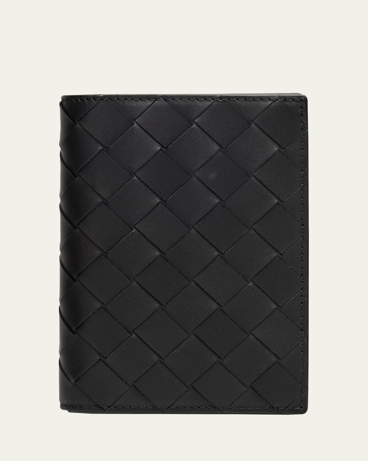 Bottega Veneta Men 's Intrecciato Leather Passport Case