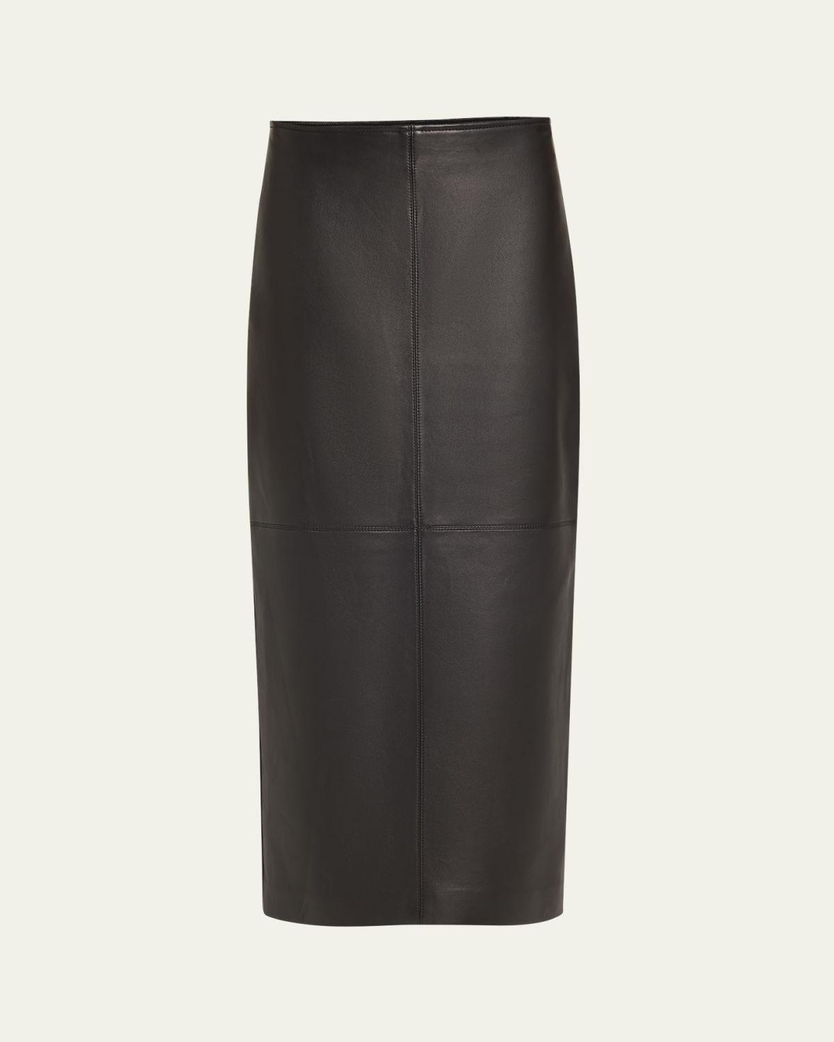A.L.C. Marta Straight Leather Maxi Skirt