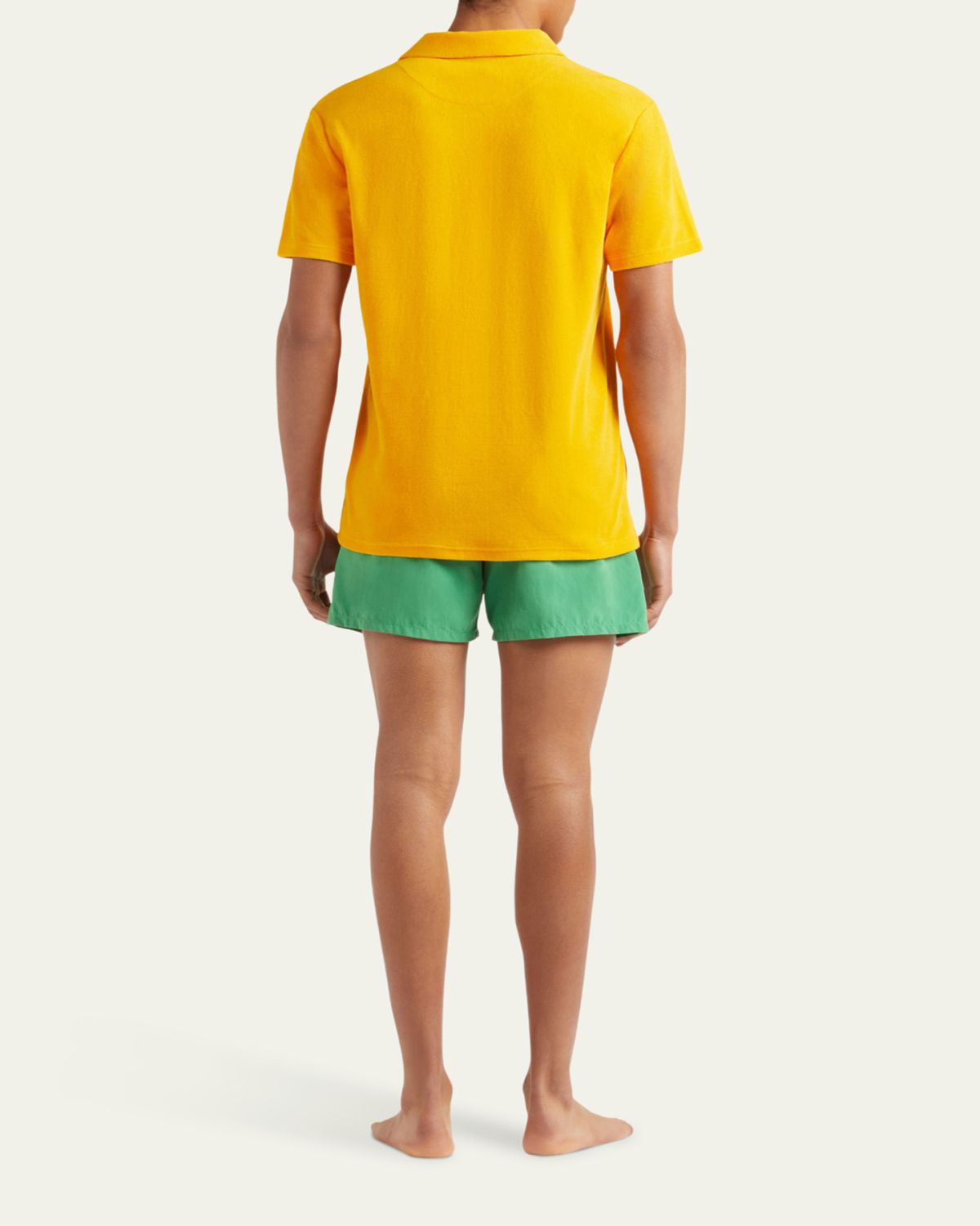 Vilebrequin Men's Organic Terry Polo Shirt | Thumbnail 3 Vilebrequin Men's Organic Terry Polo Shirt | Thumbnail 3